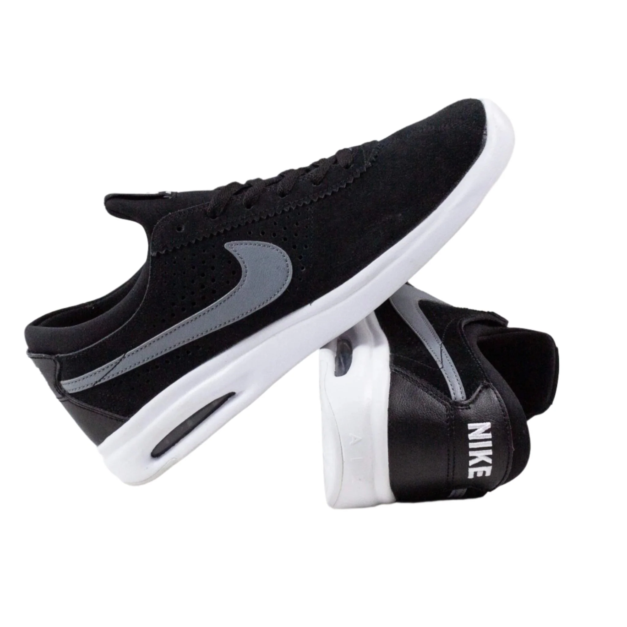 Nike SB Bruin Max Vapor Shoes- Black / Cool Grey / White (001) - Image 4