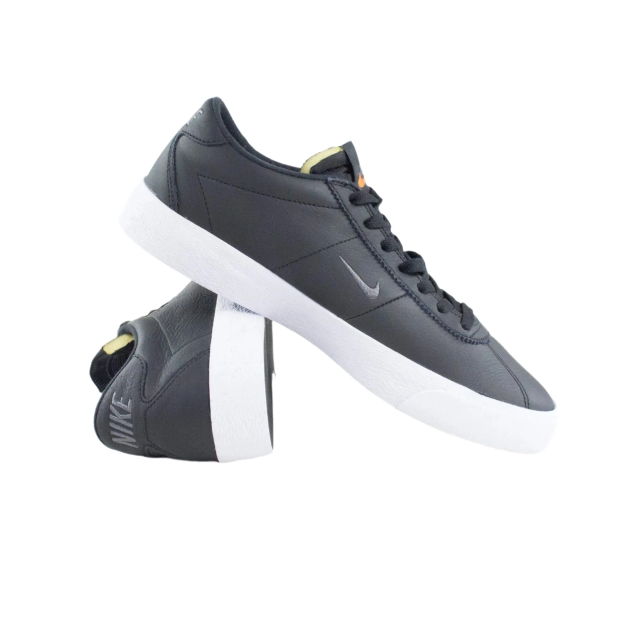 Nike SB Bruin Zoom 'Black Cat' ISO Shoes - Black / Dark Grey / Black / White (001) - Image 4