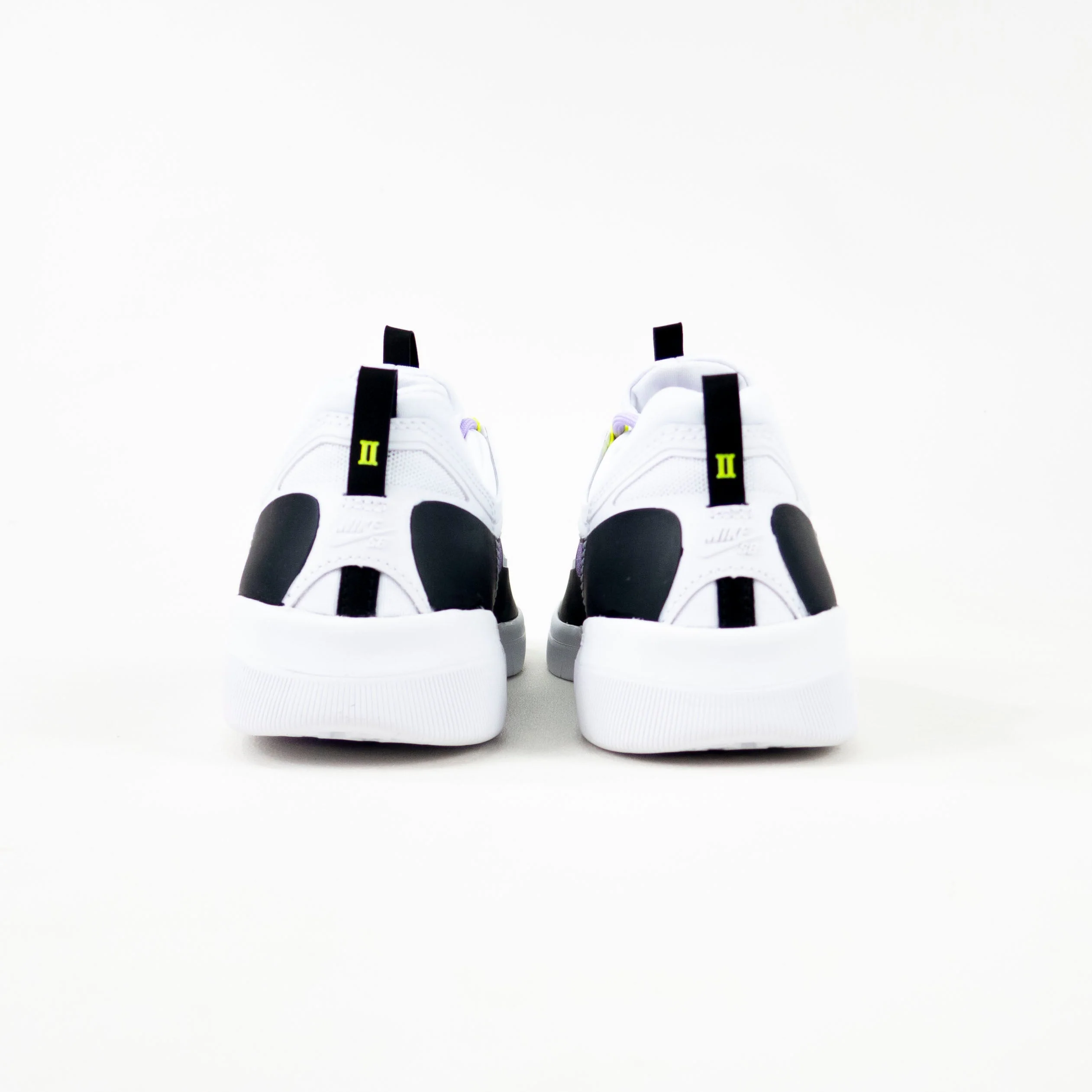 Nike SB Nyjah Free 2 Shoes - Black/Wild Berry-White-Lilac (009) - Image 5