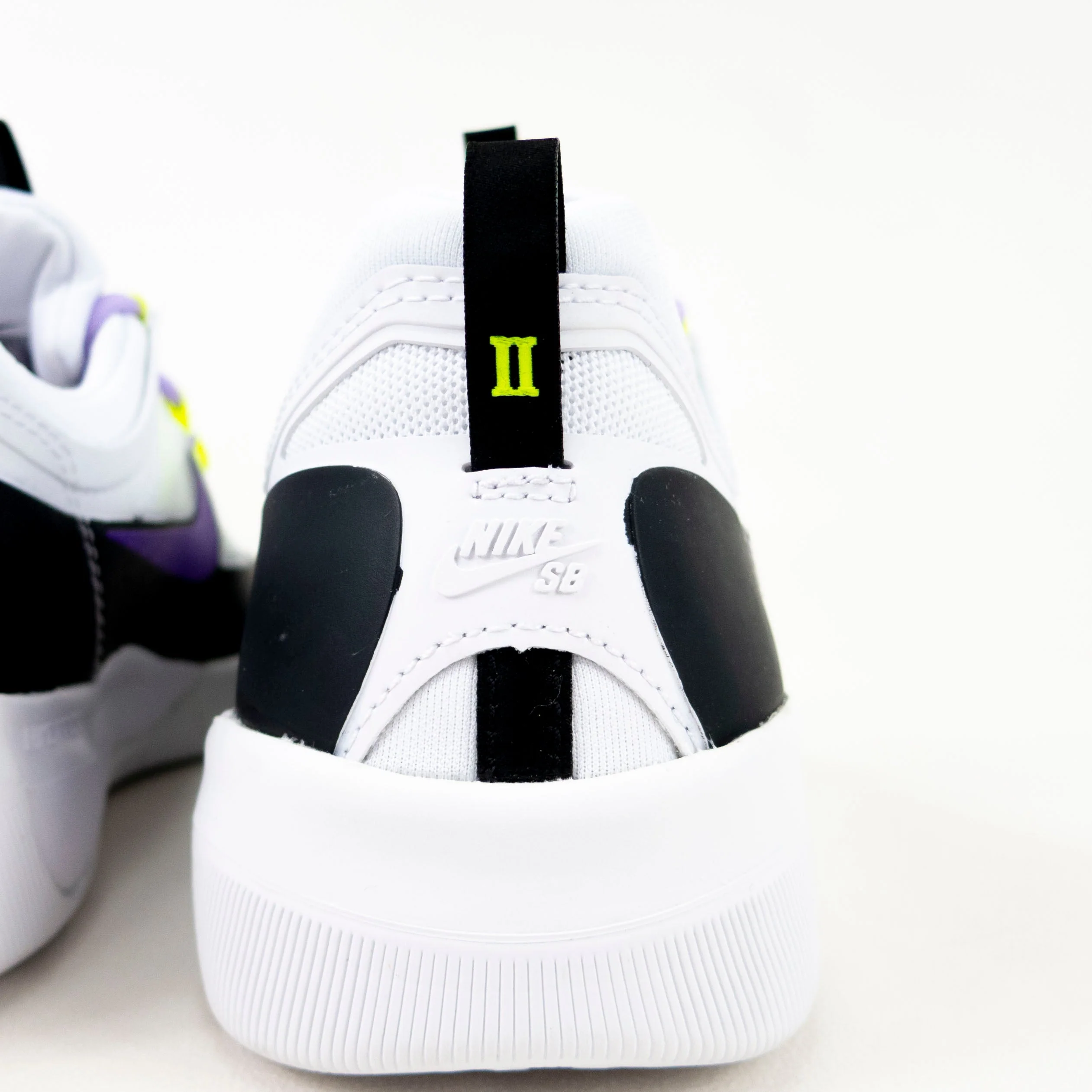 Nike SB Nyjah Free 2 Shoes - Black/Wild Berry-White-Lilac (009) - Image 6
