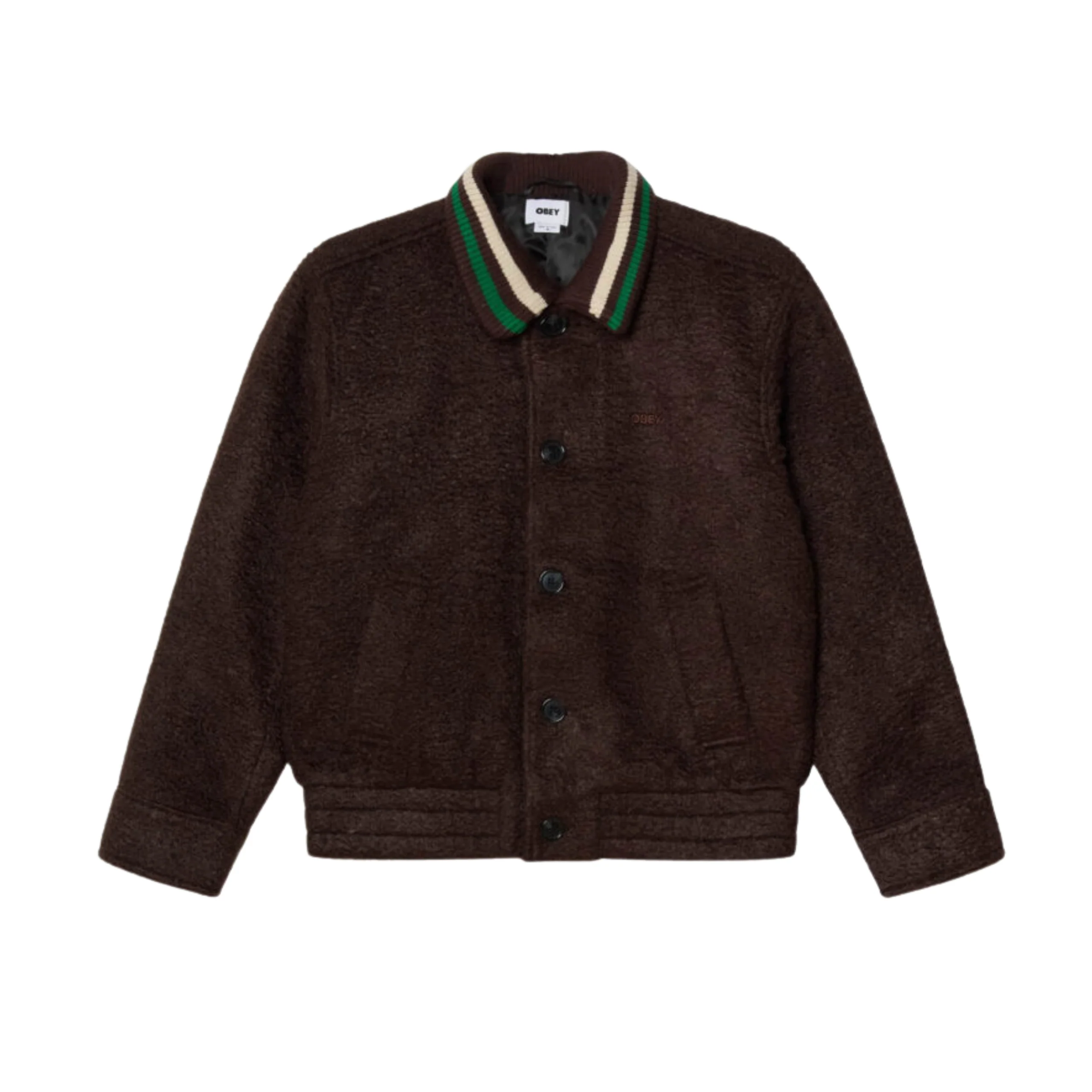 OBEY Arden Blouson Jacket - Java Brown