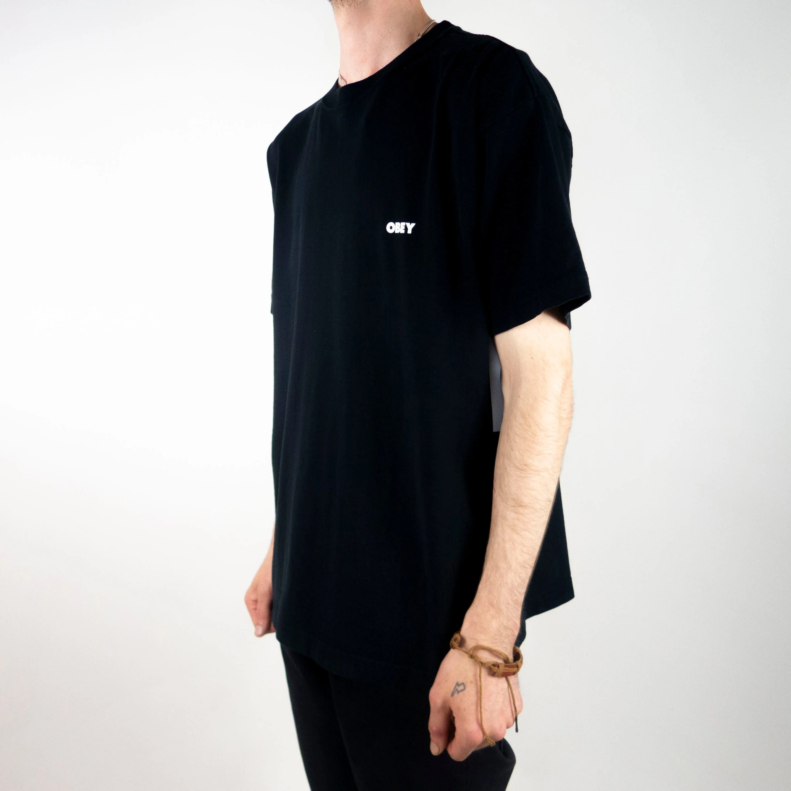 OBEY Bold 3 T-Shirt - Off Black - Image 4