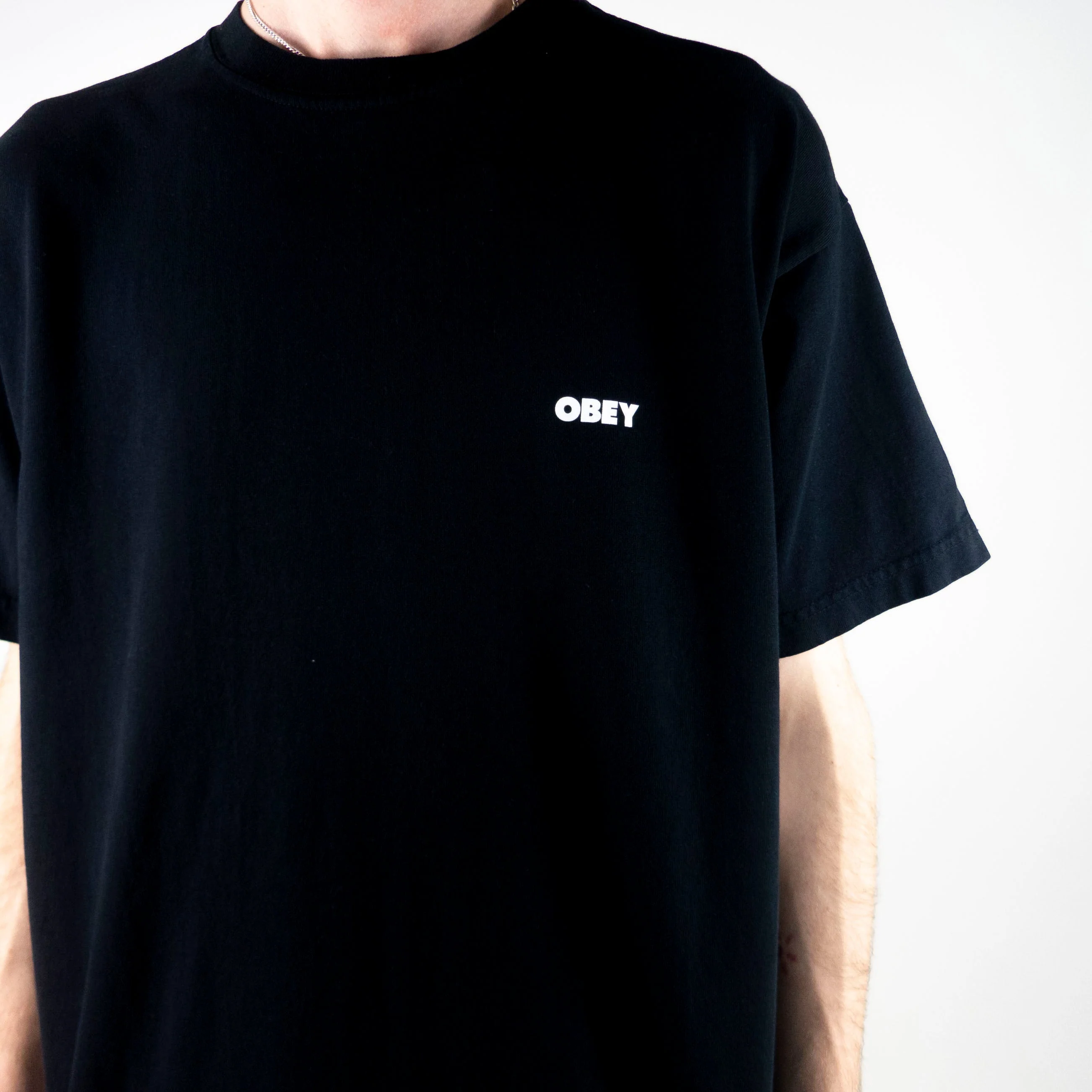 OBEY Bold 3 T-Shirt - Off Black - Image 5