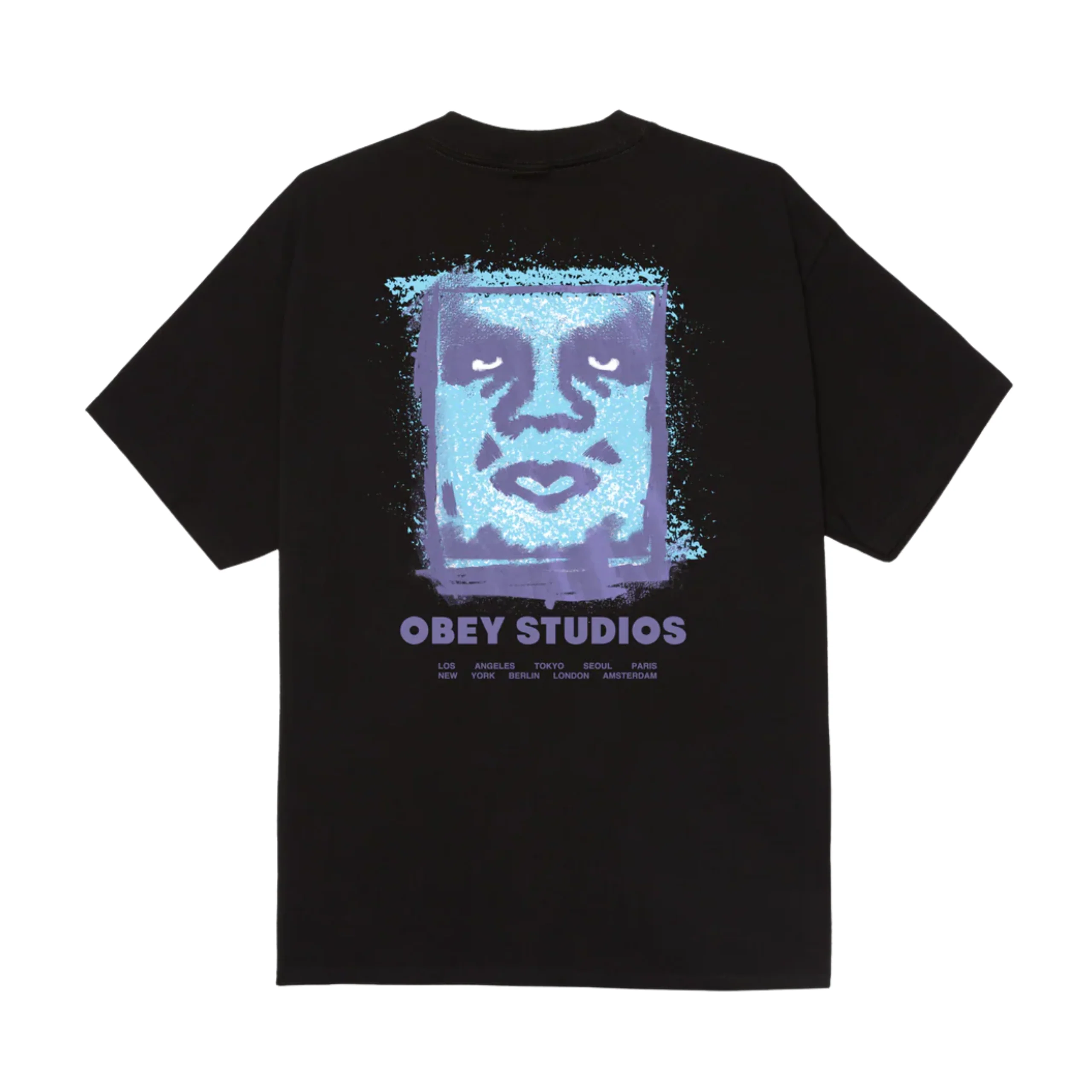 OBEY Chalky Icon T-Shirt - Black - Image 2