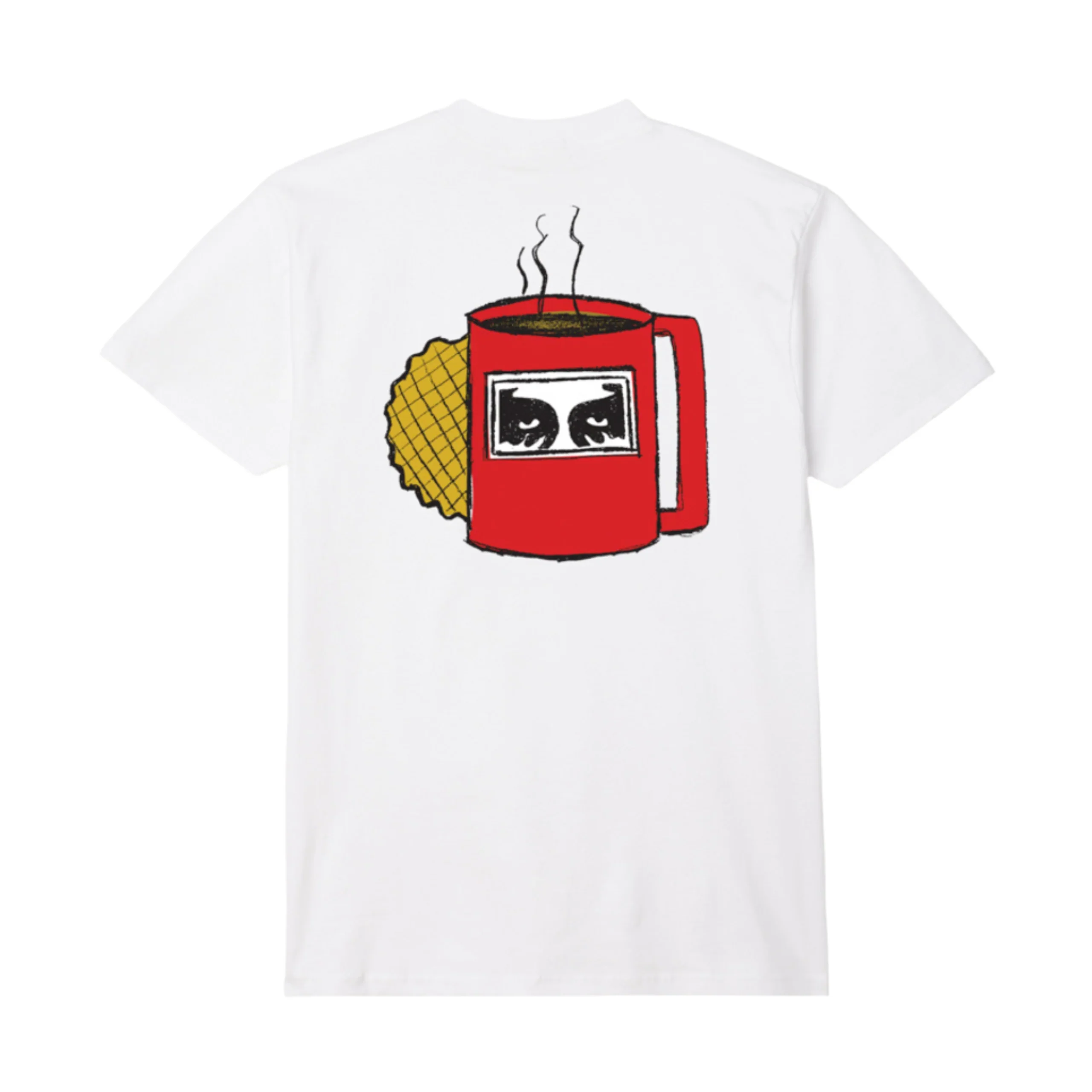 OBEY Coffee Cup T-Shirt - White - Image 2