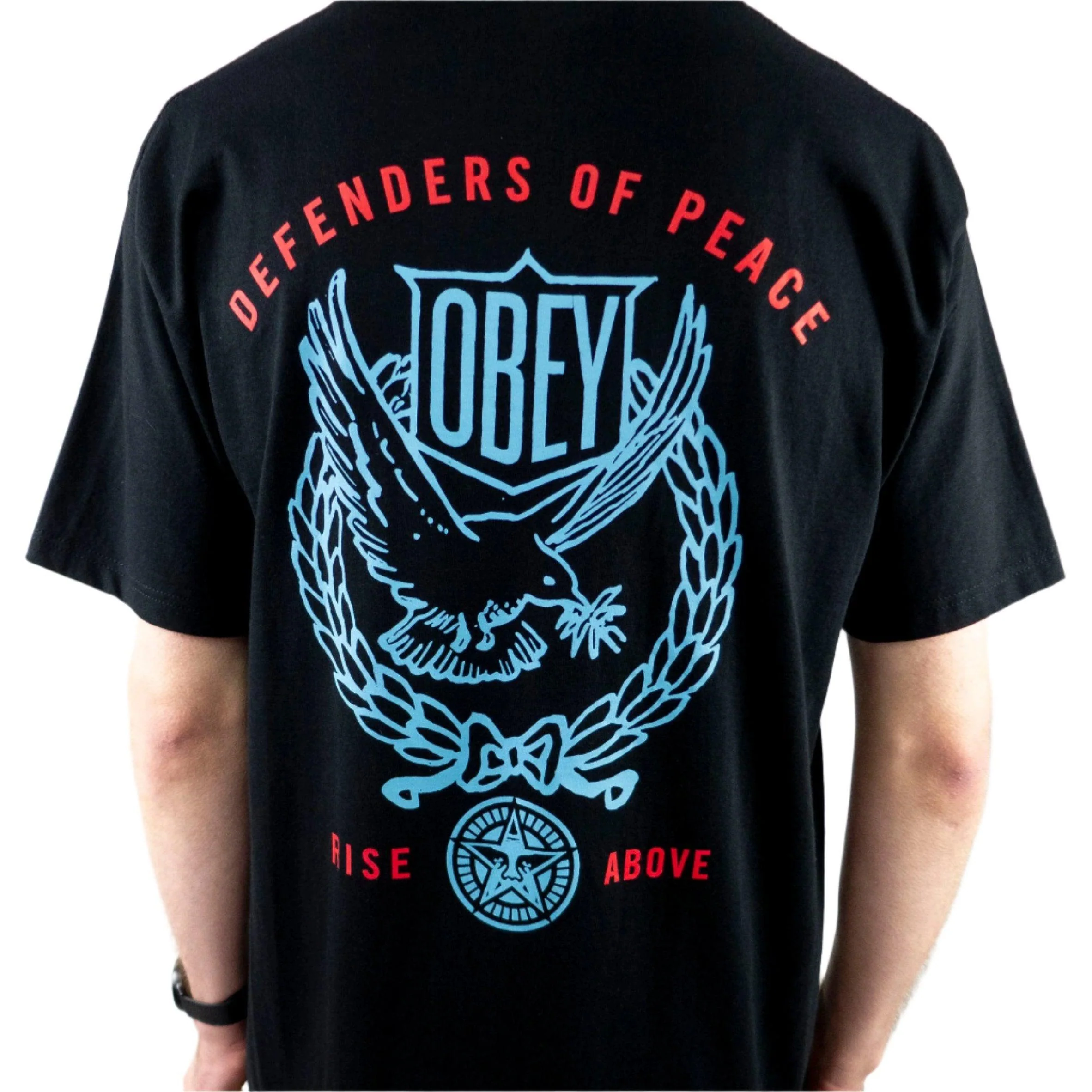 OBEY Defenders Of Peace Dove T-Shirt - Black - Image 5