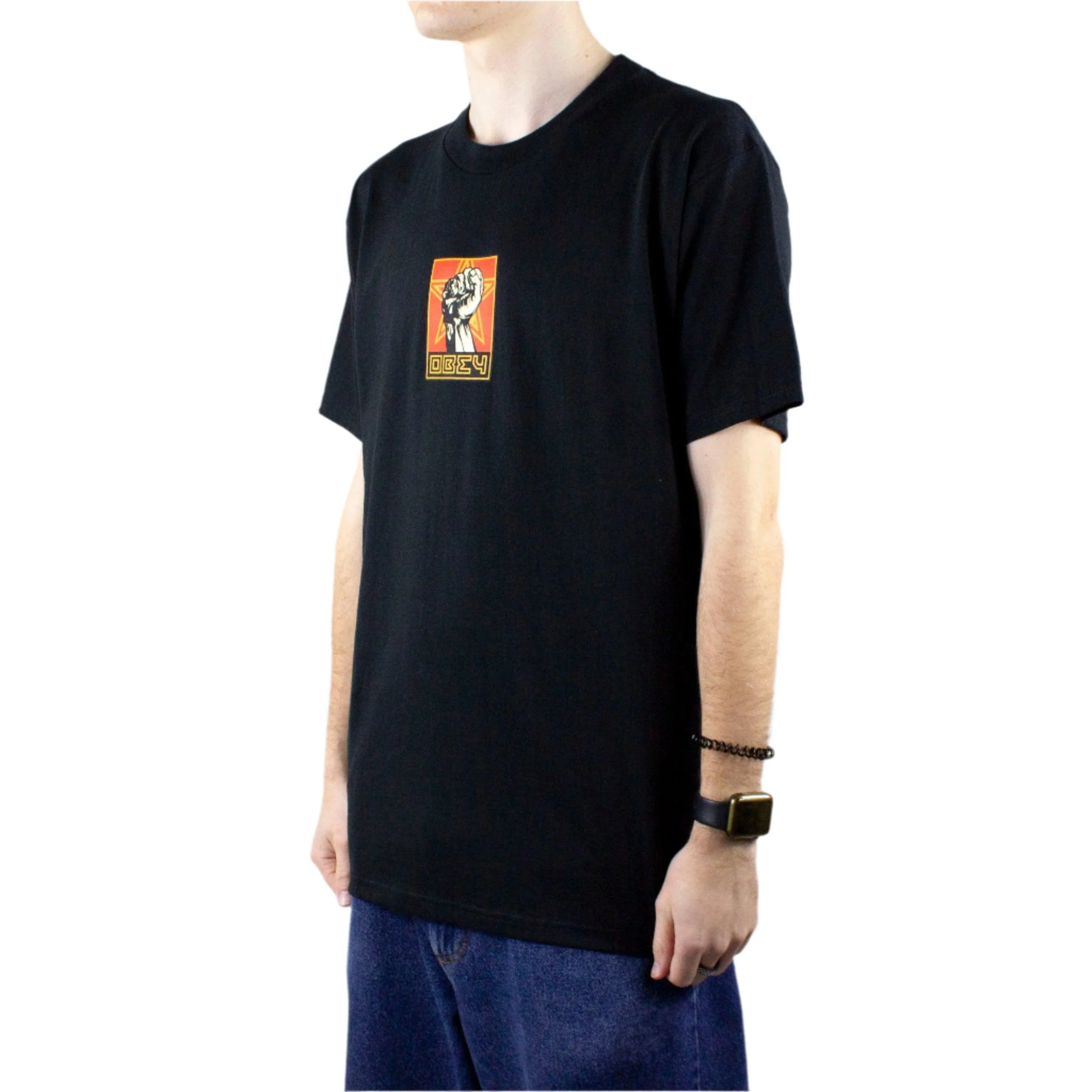 OBEY Fist T-Shirt - Black - Image 3