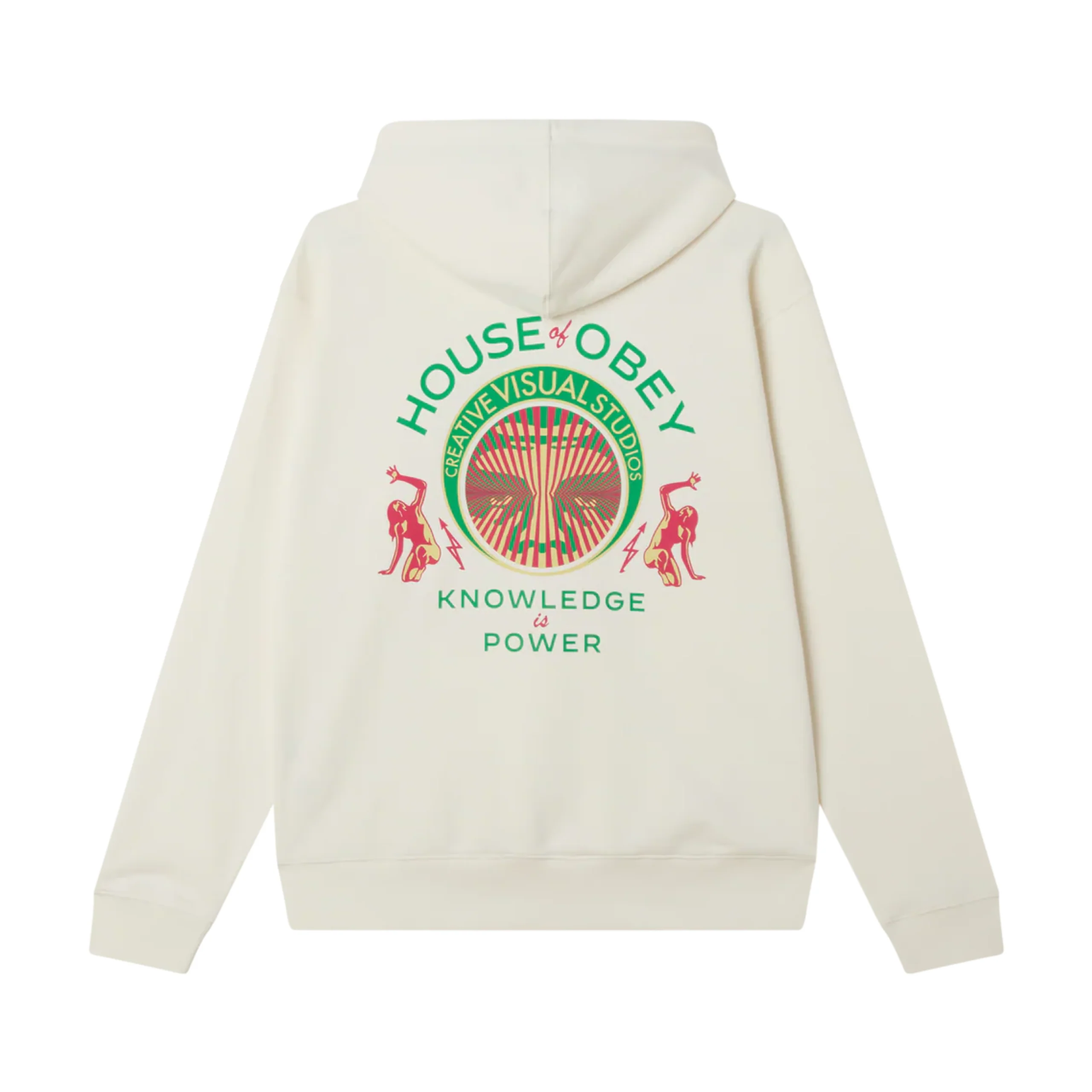 OBEY Knowledge Is Power Hoodie - Unbleached - Image 2
