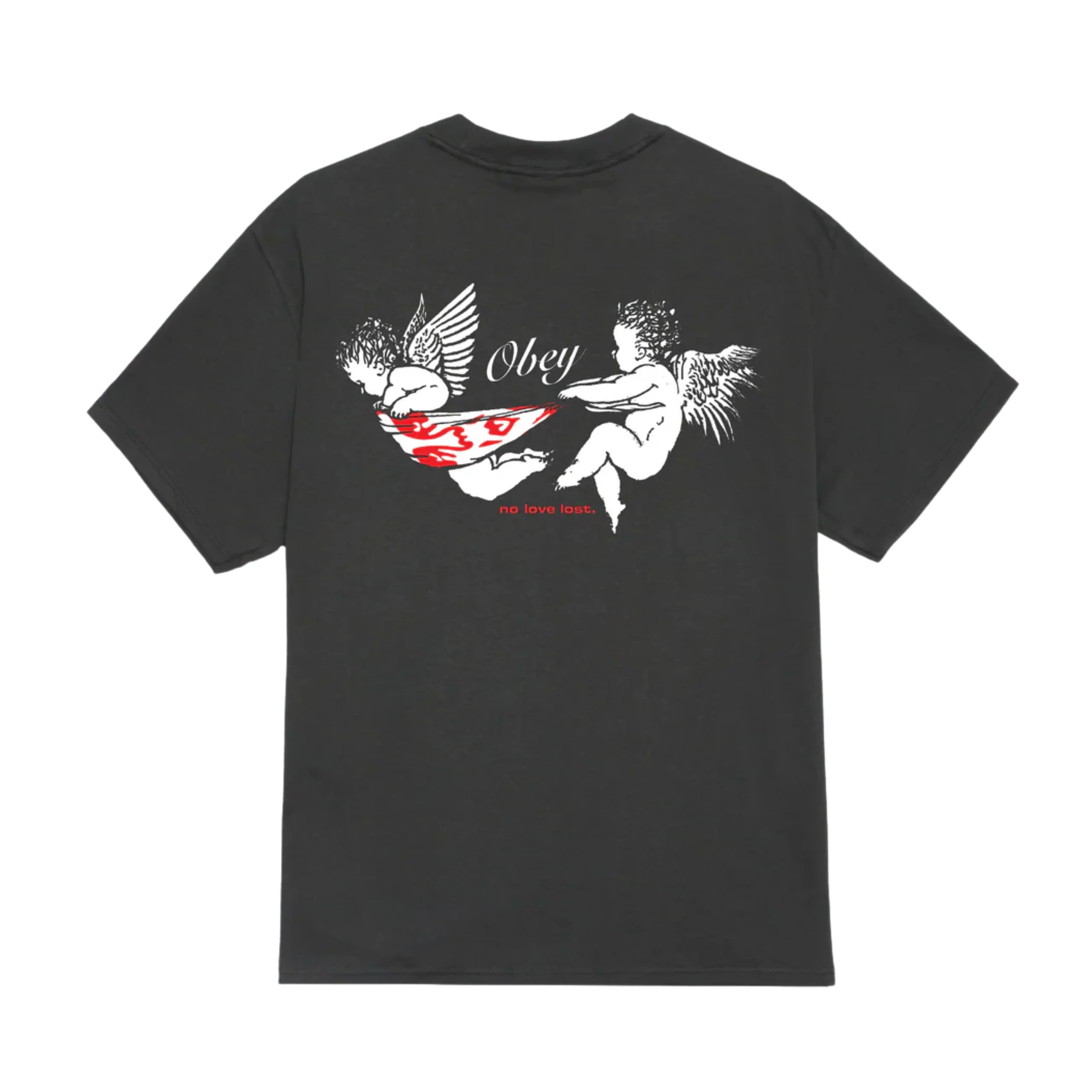 OBEY No Love Lost T-Shirt - Vintage Black - Image 2