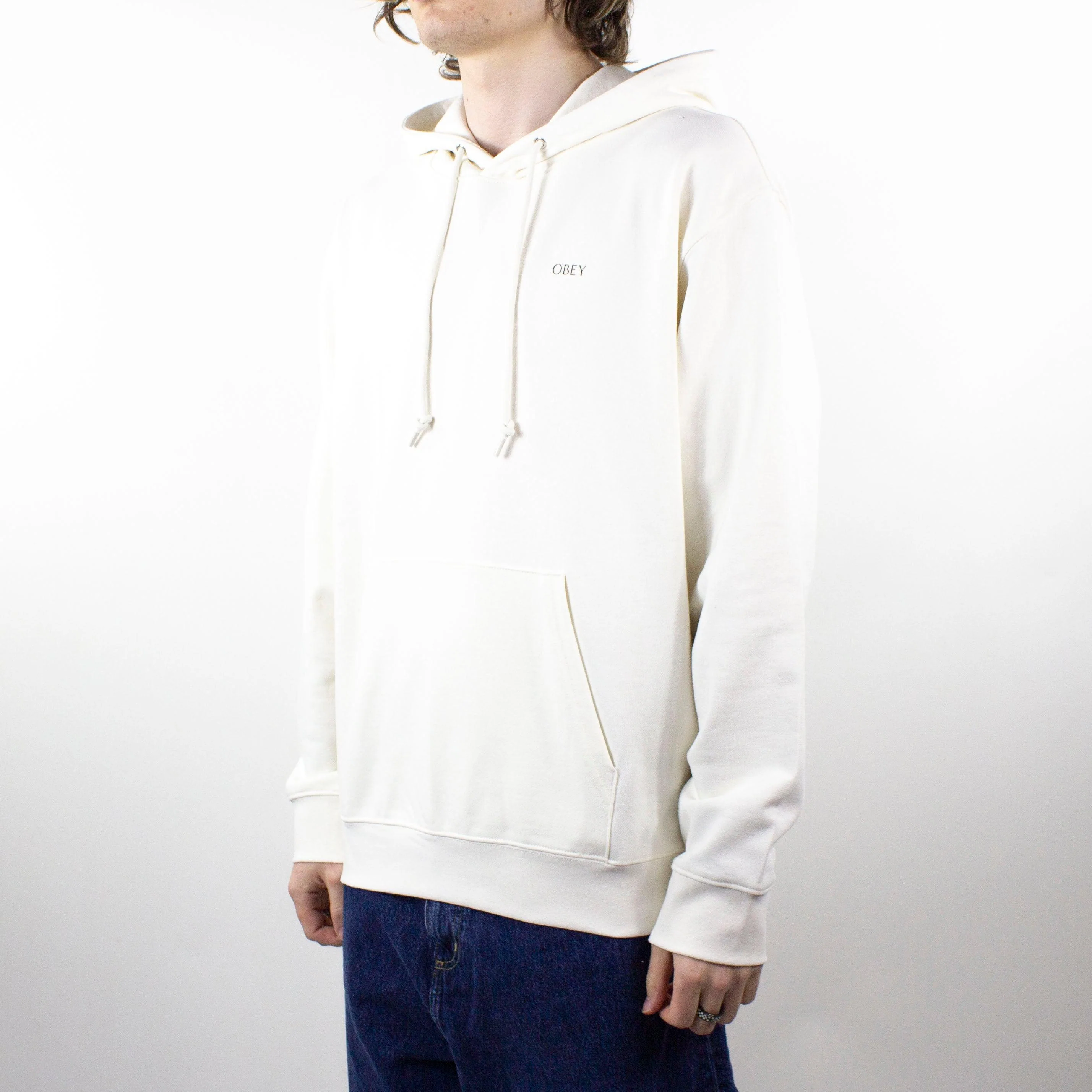OBEY Peace Dove Blue Hoodie - Unbleached - Image 3