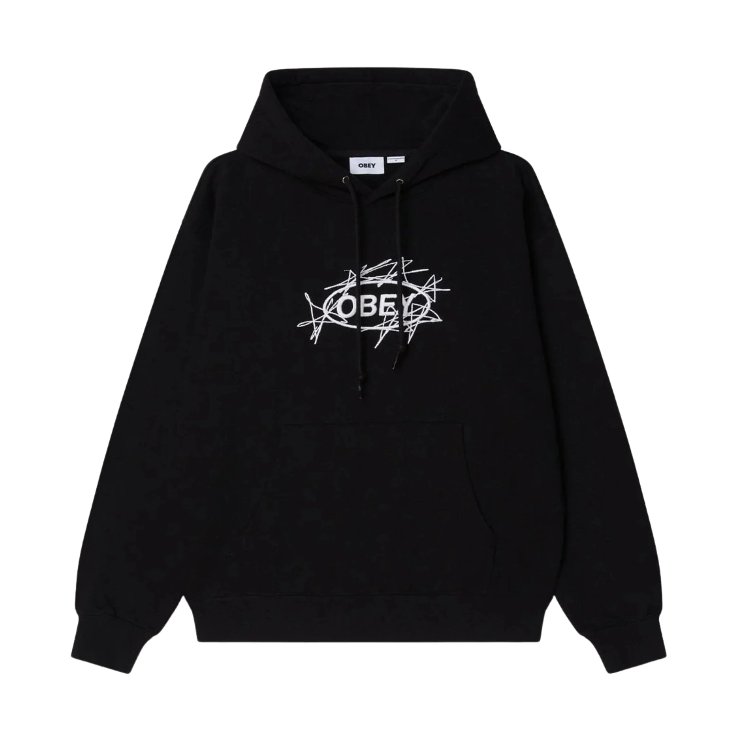 OBEY Stars Hoodie - Black
