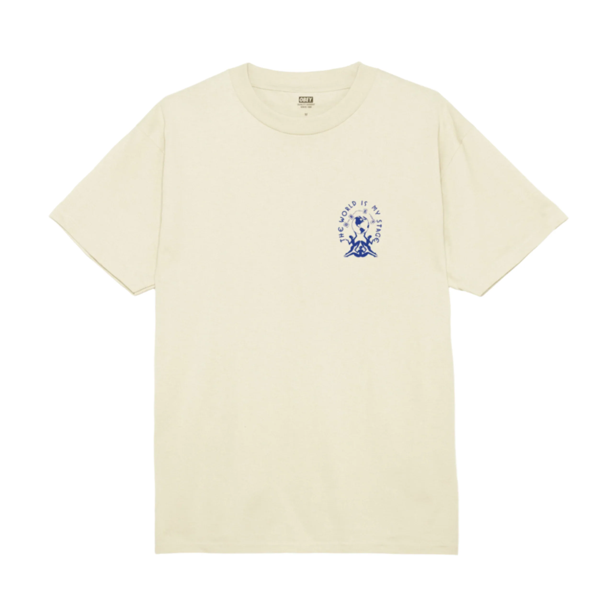 OBEY The World Is My Stage T-Shirt - White
