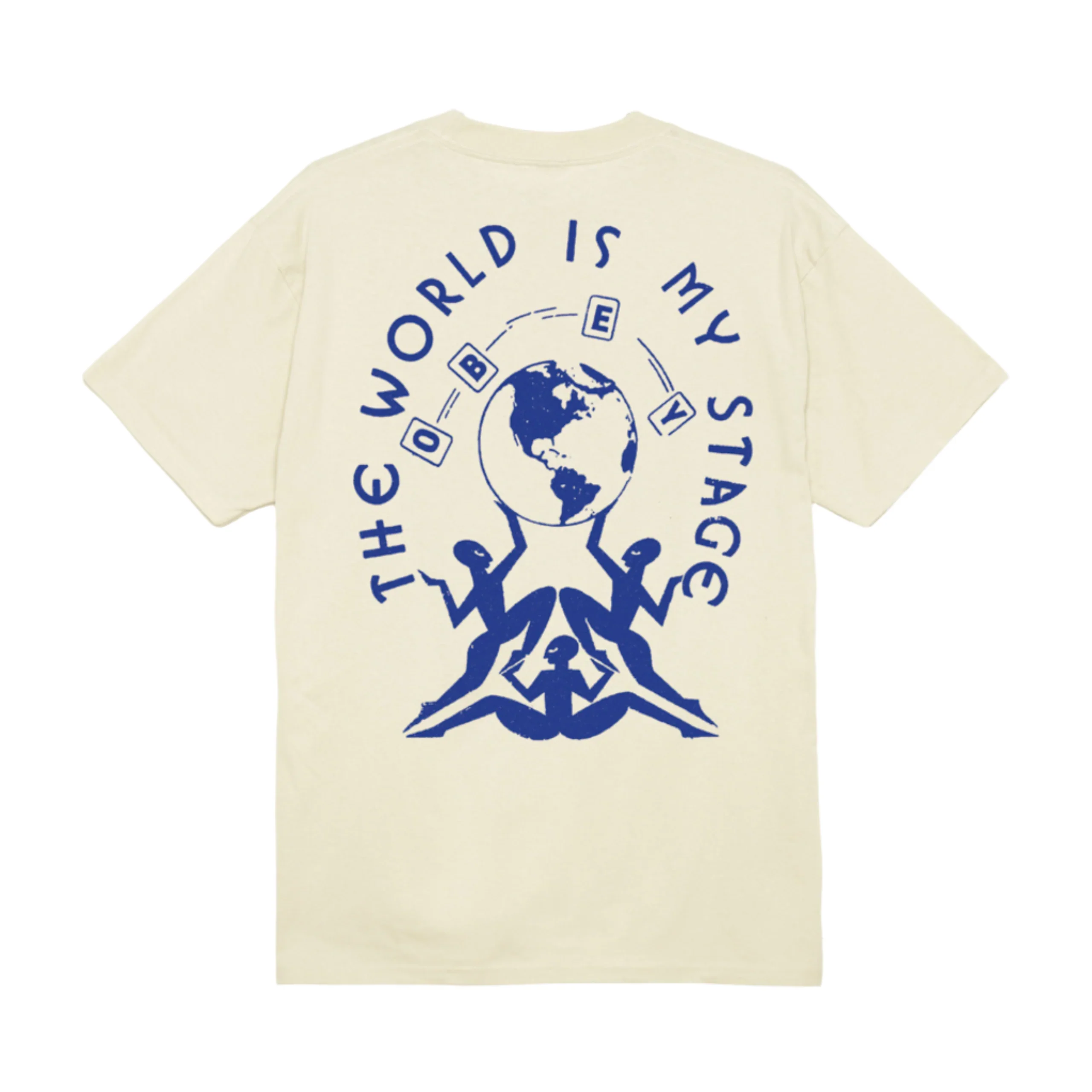 OBEY The World Is My Stage T-Shirt - White - Image 2