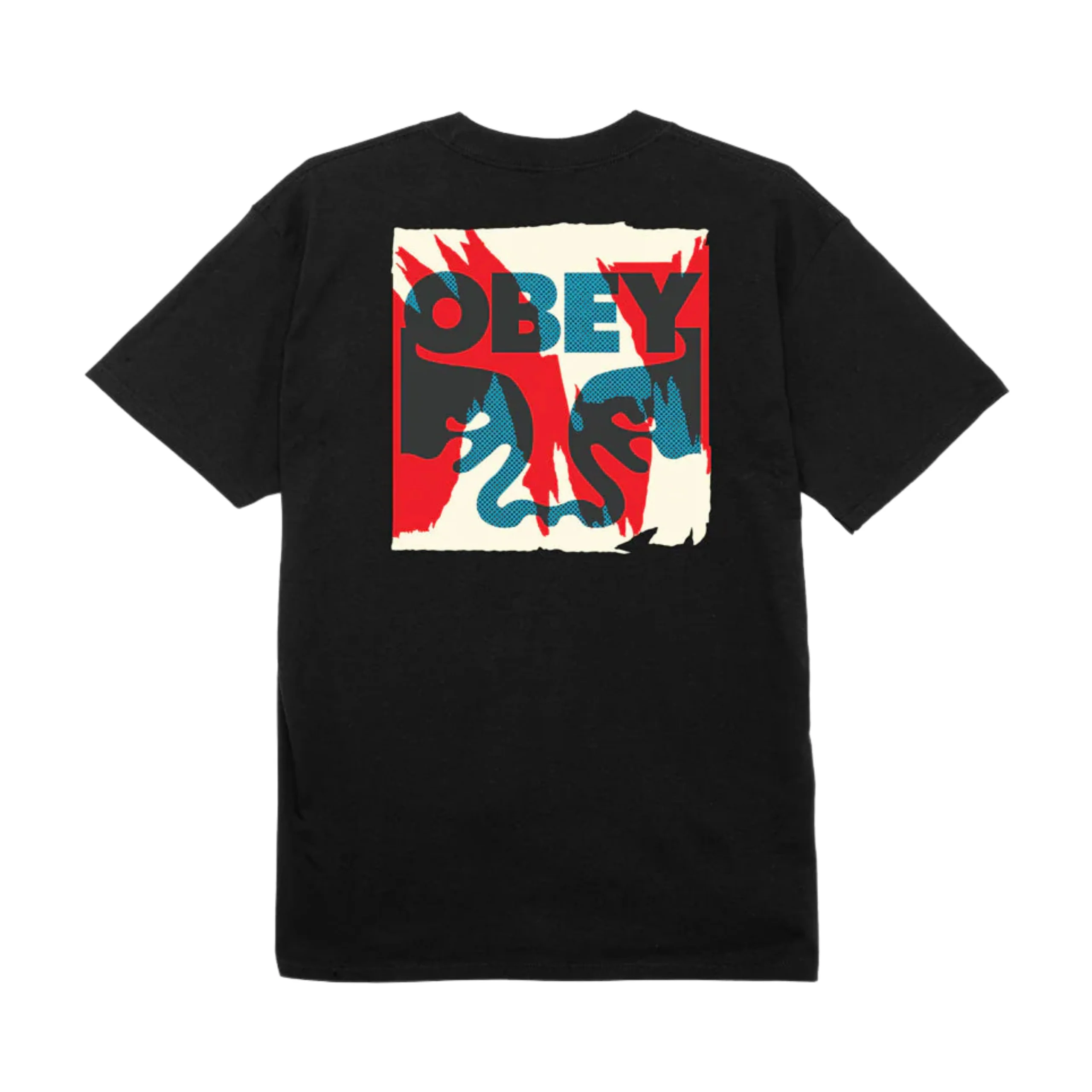OBEY Torn Posters Icon T-Shirt - Black - Image 2