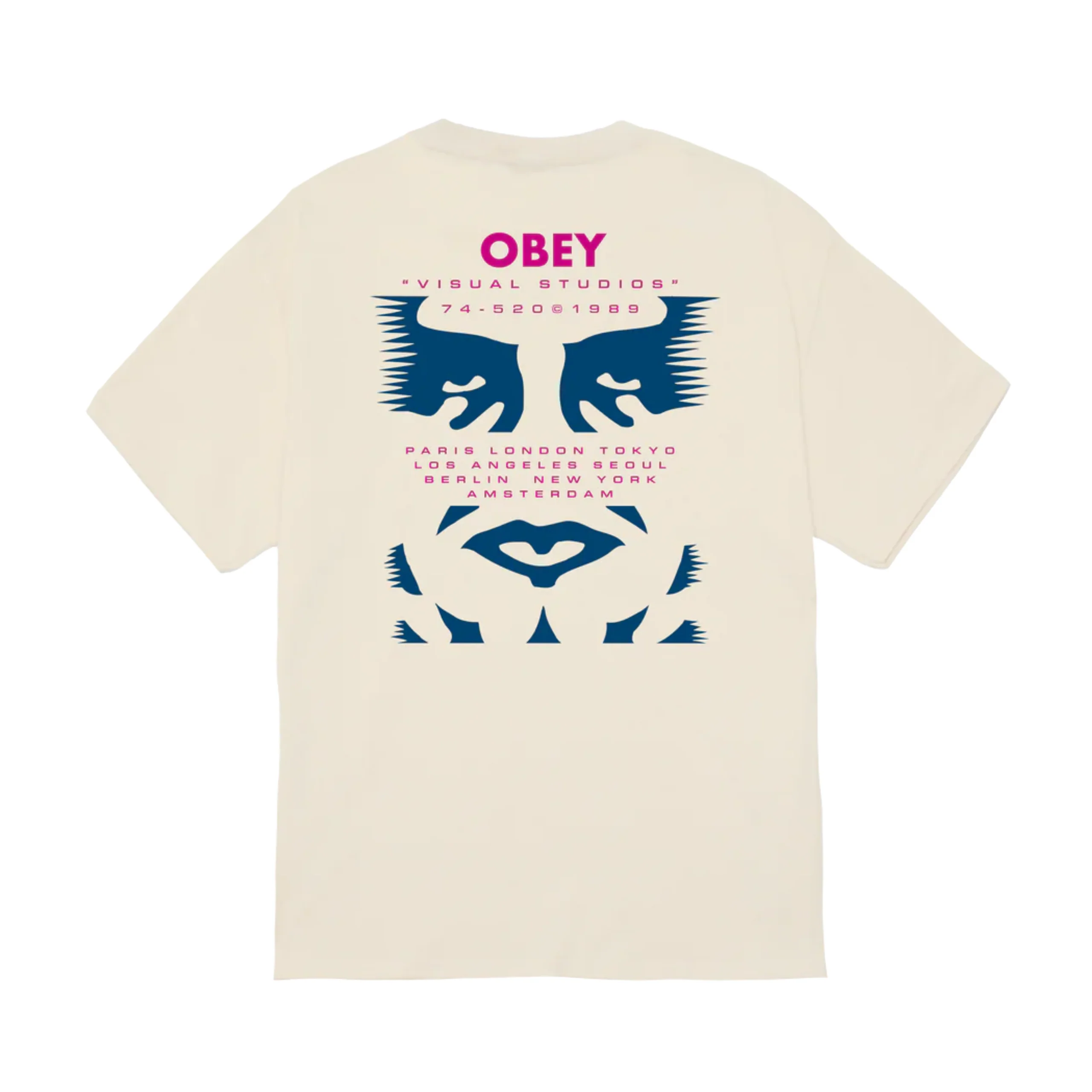 OBEY Visual Studies T-Shirt - Cream - Image 2