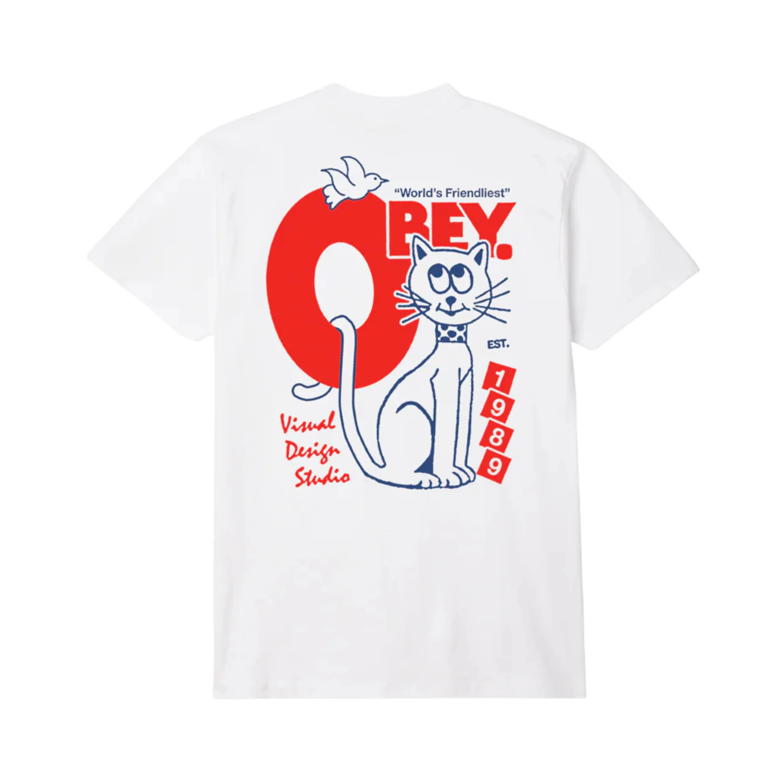 OBEY World's Frendliest T-Shirt - White - Image 2