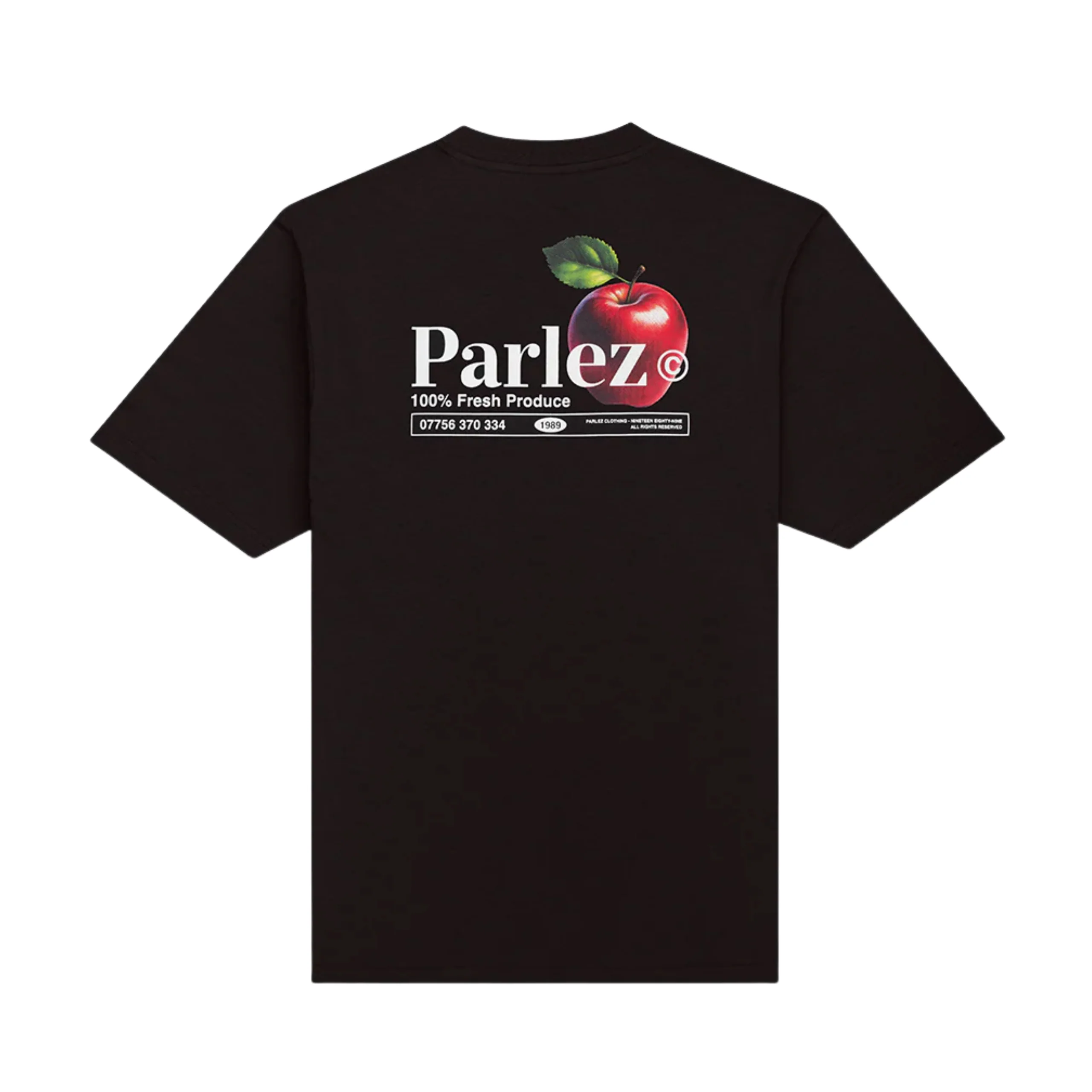 Parlez Pomme T-Shirt - Black - Image 2