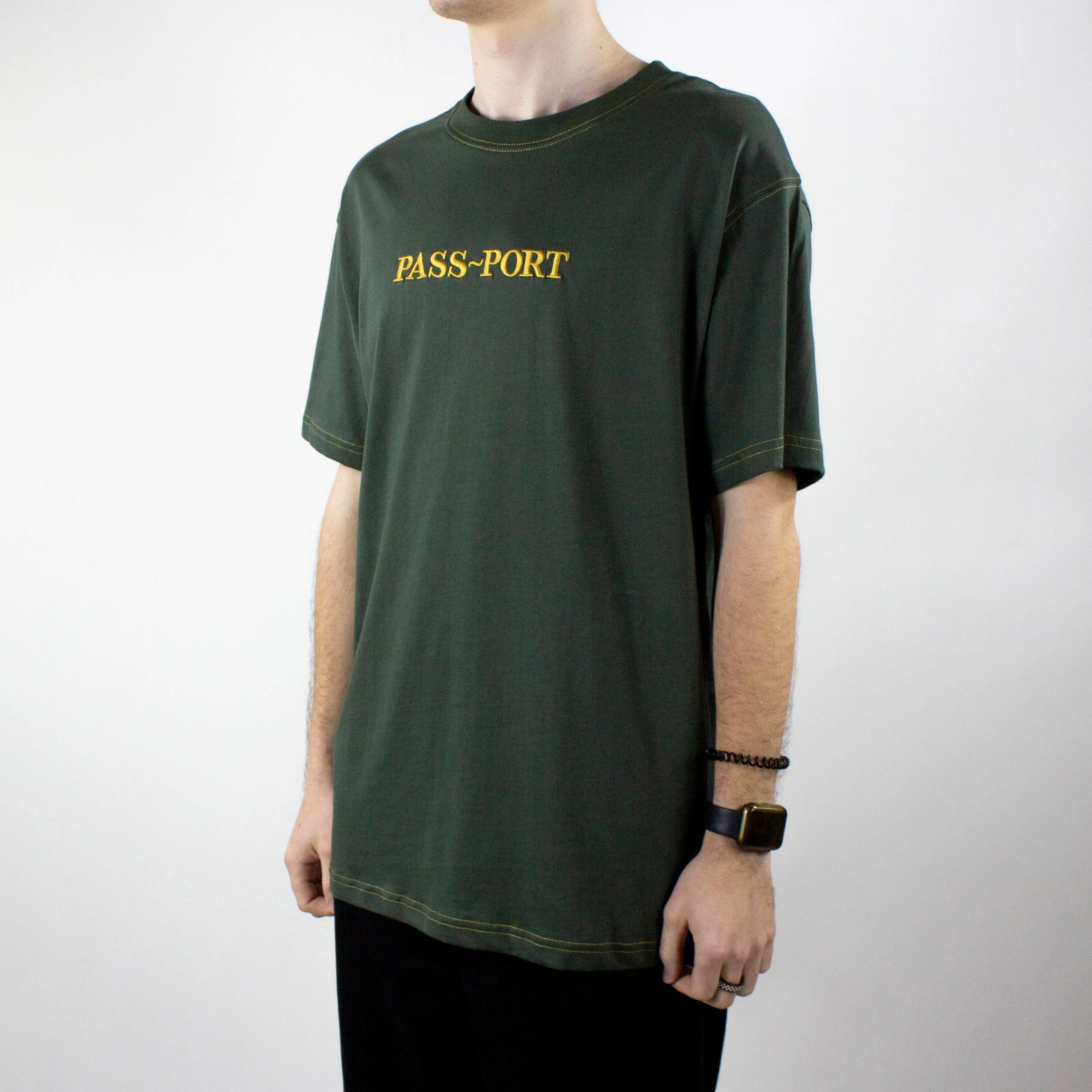 Pass Port Official Organic T-Shirt - Gumnut - Image 3