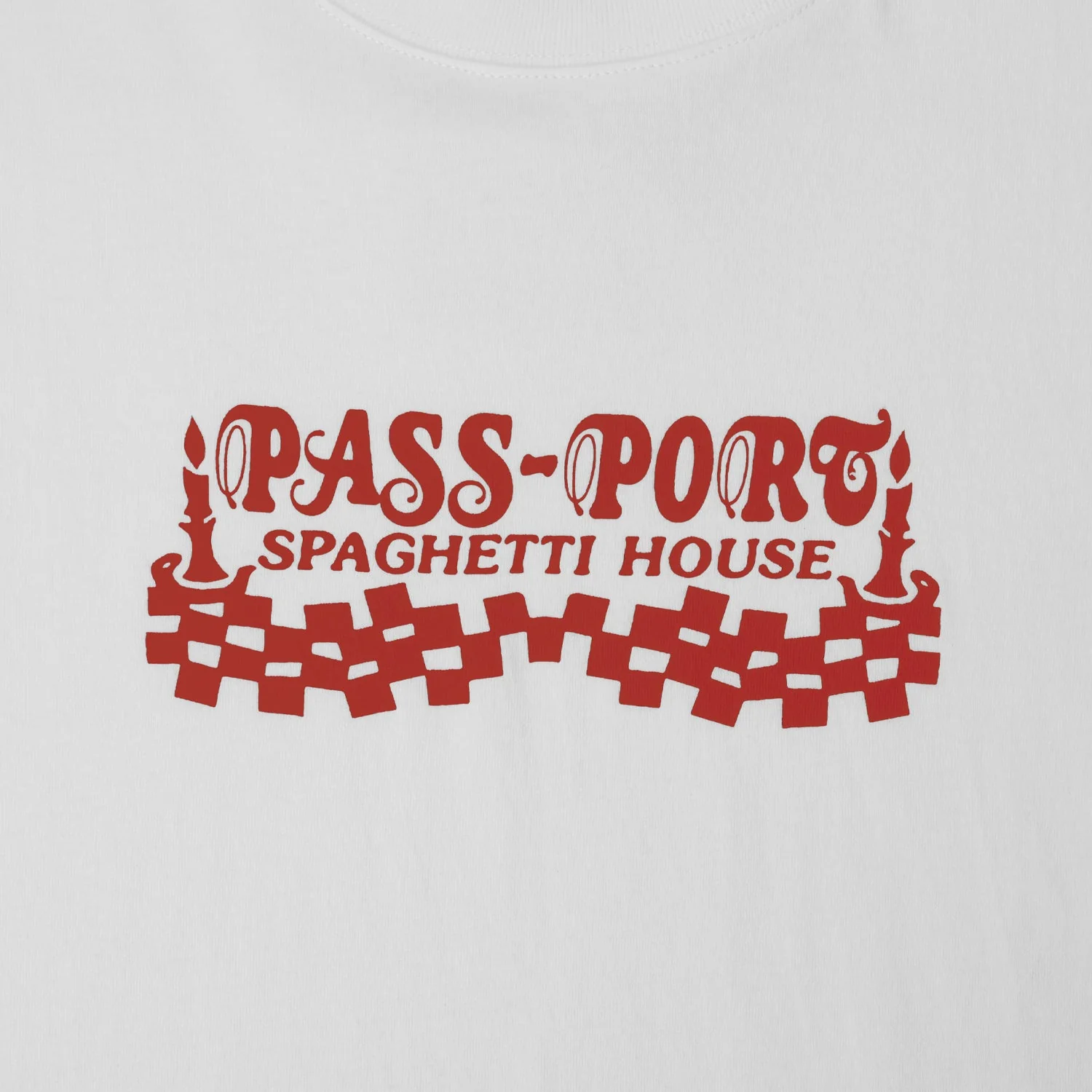 Pass Port Spag House T-Shirt - White - Image 2