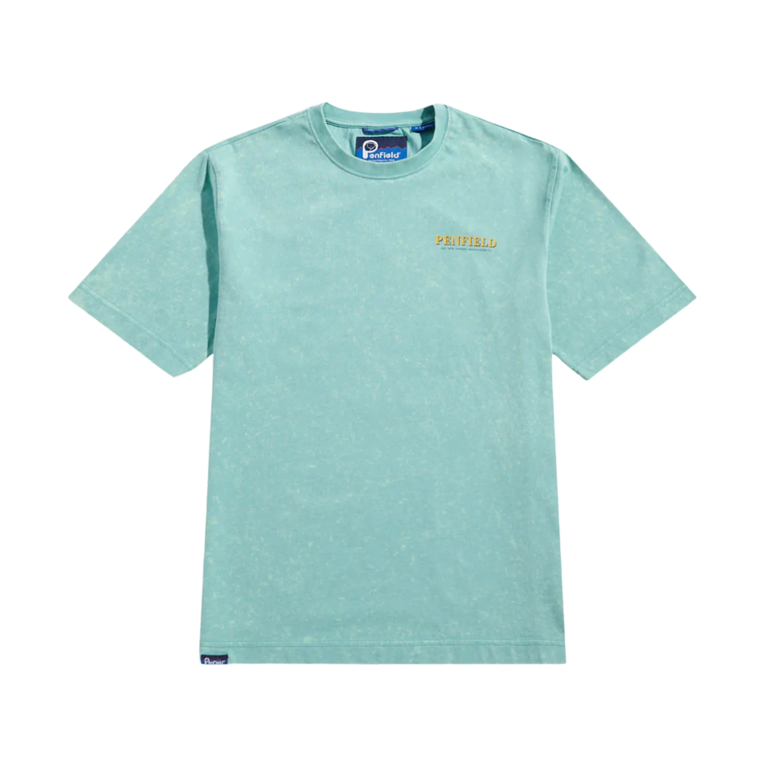 Penfield Whale Scene T-Shirt - Dusty Turquoise