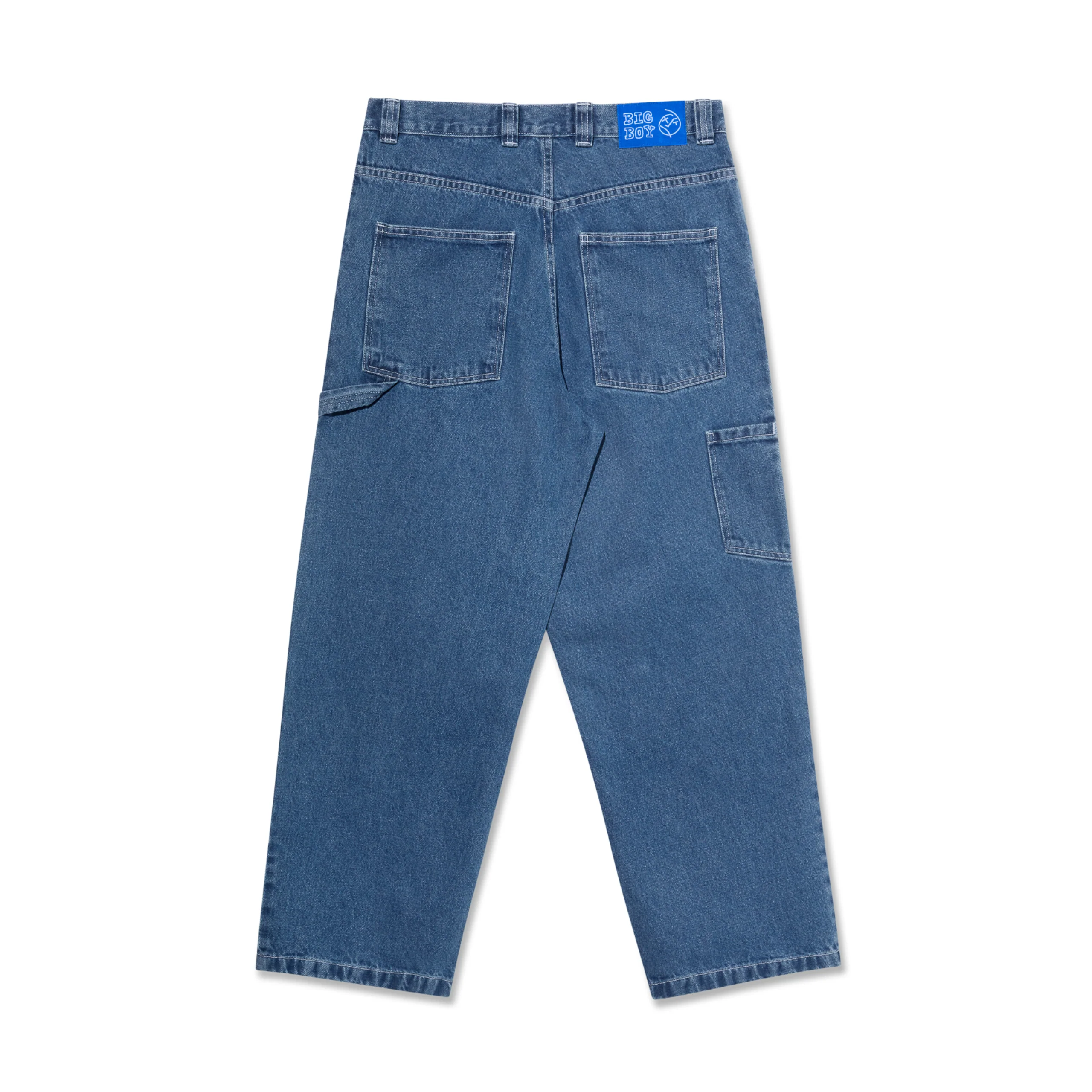 Polar Skate Co. Big Boy Work Jeans Pants - Blue Wash - Image 2