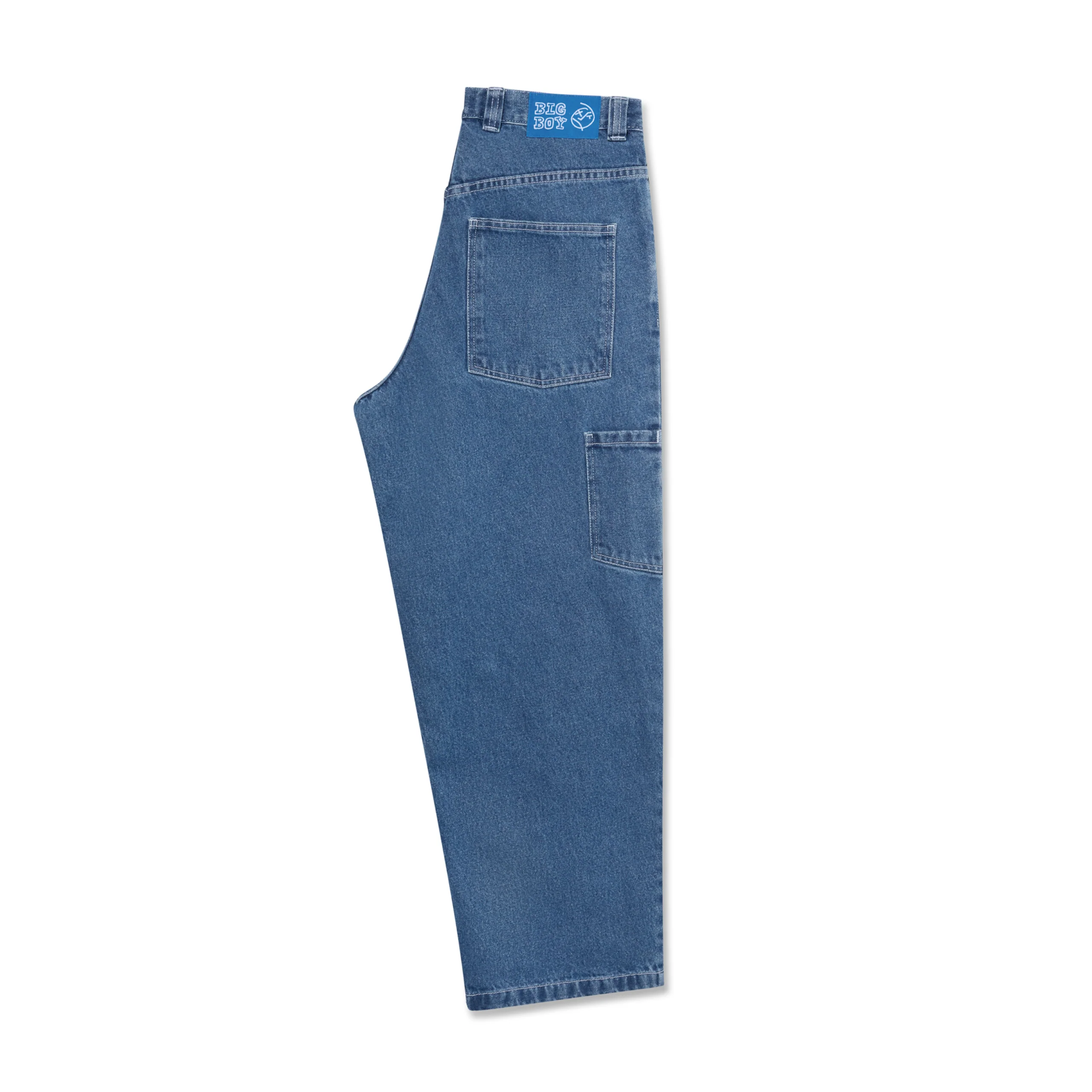 Polar Skate Co. Big Boy Work Jeans Pants - Blue Wash - Image 3