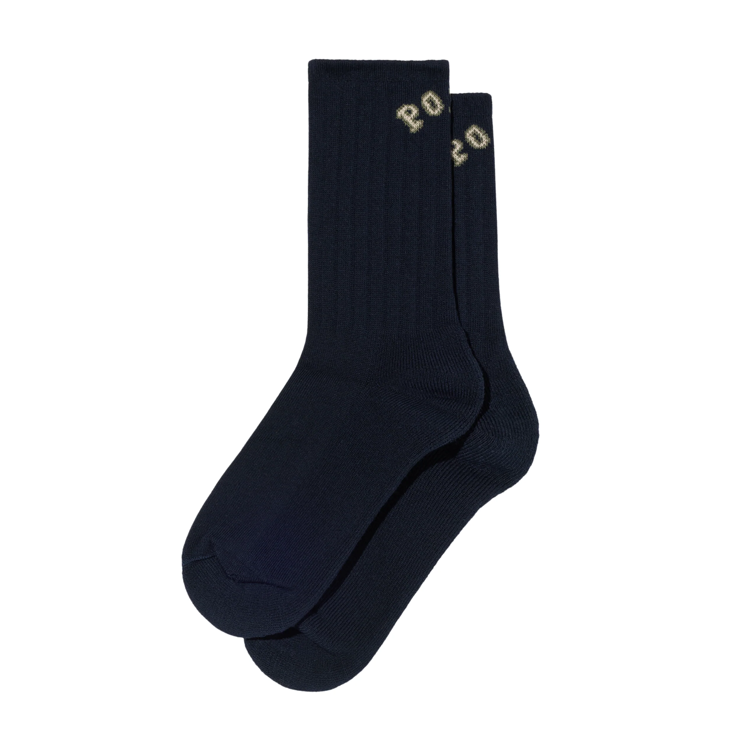 Polar Skate Co. College Large Rib Socks – Dark Navy