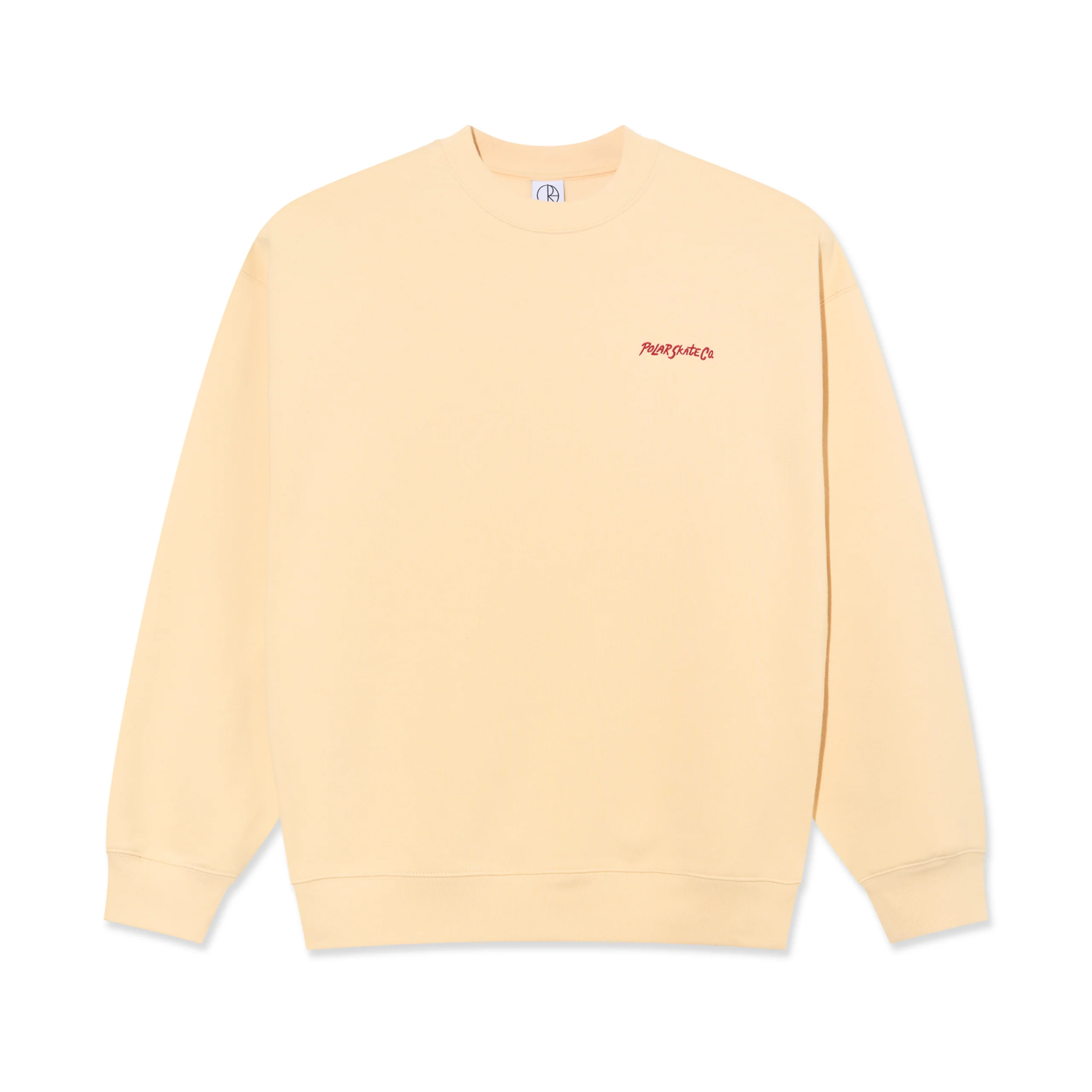 Polar Skate Co. Dave Crewneck Sweatshirt - Oatmeal