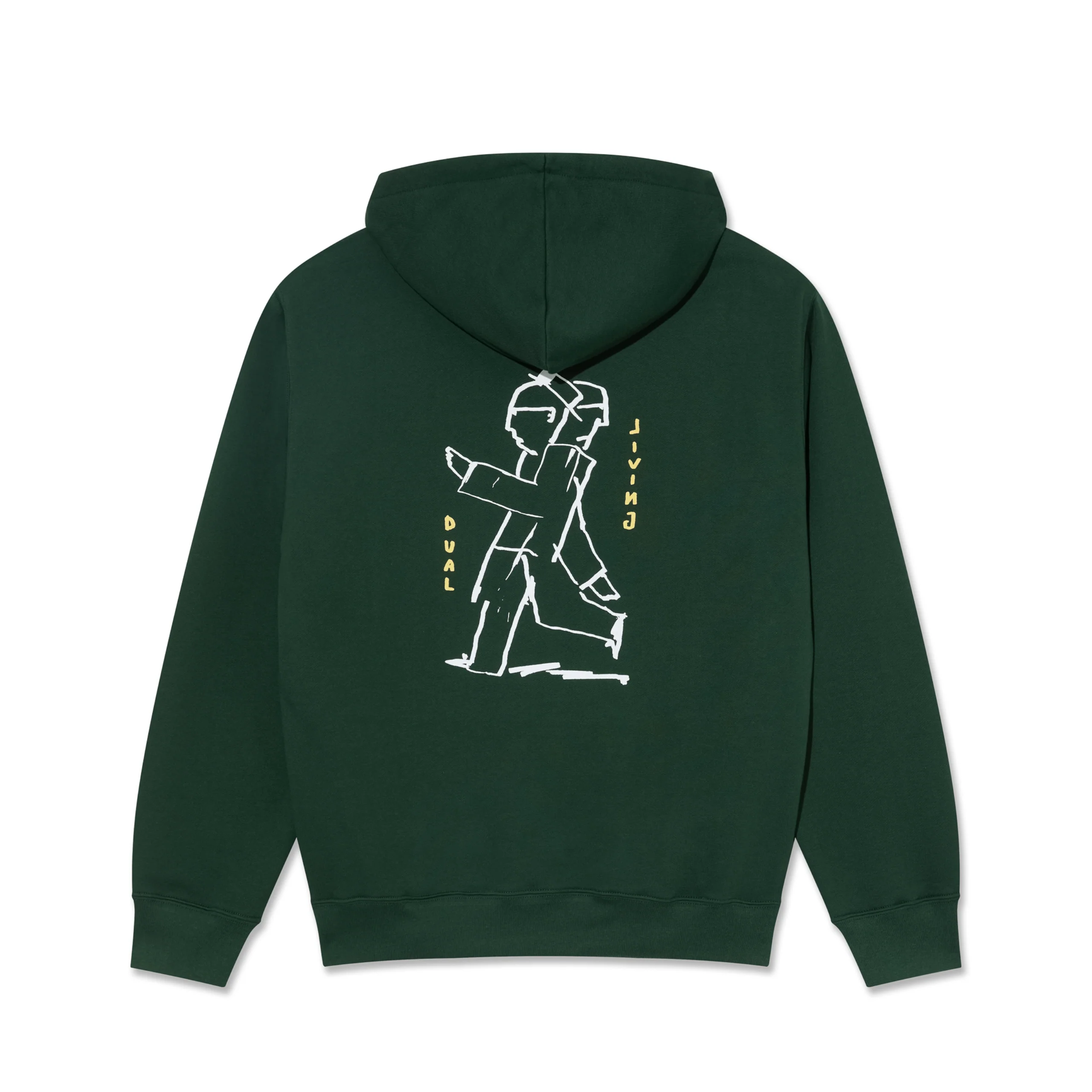 Polar Skate Co. Dave Dual Living Hoodie - Dark  Green - Image 2