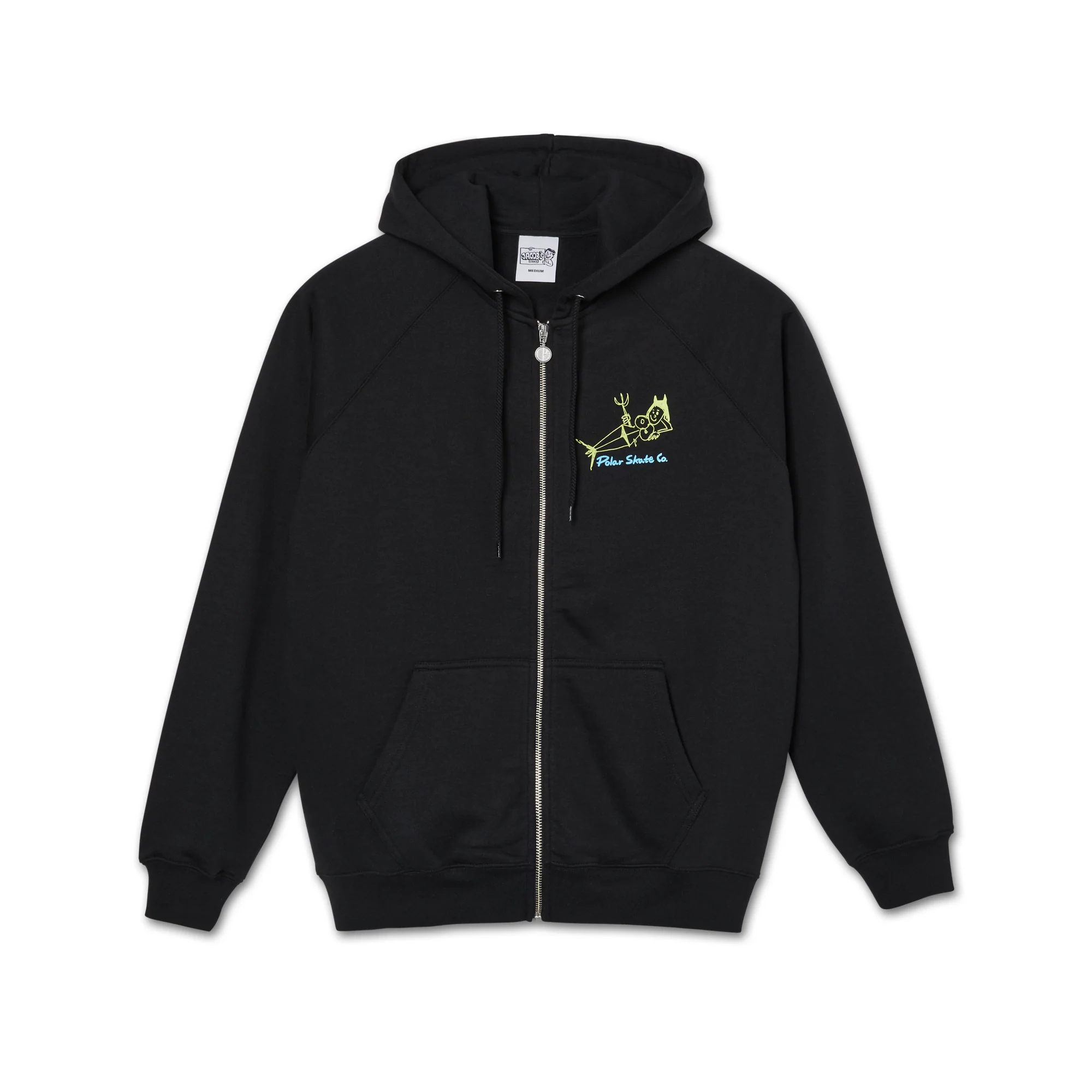 Polar Skate Co. Devil Woman Zip Hoodie - Black - Image 4
