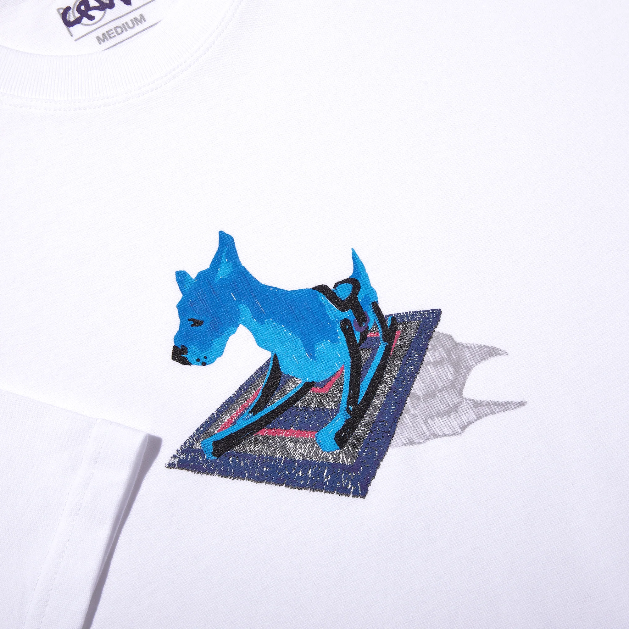 Polar Skate Co. Dog T-Shirt – White - Image 3