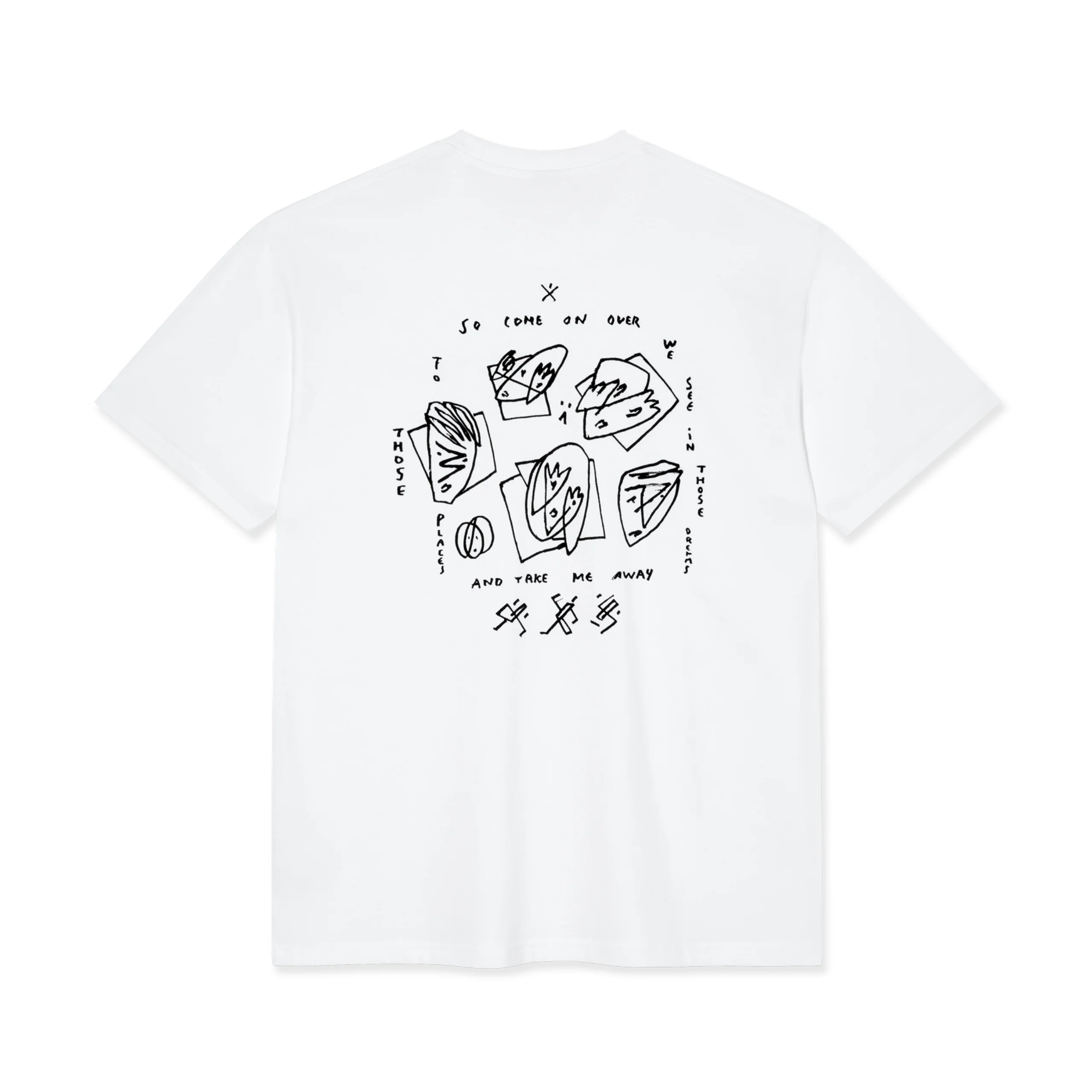 Polar Skate Co. Dreams We Dream T-Shirt – White - Image 2