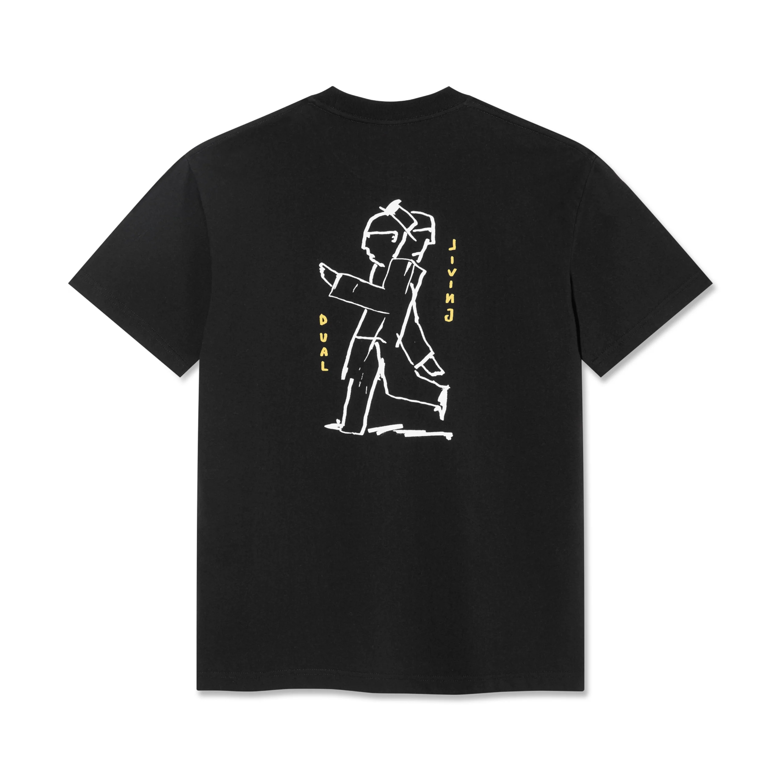 Polar Skate Co. Dual Living T-Shirt – Black - Image 2