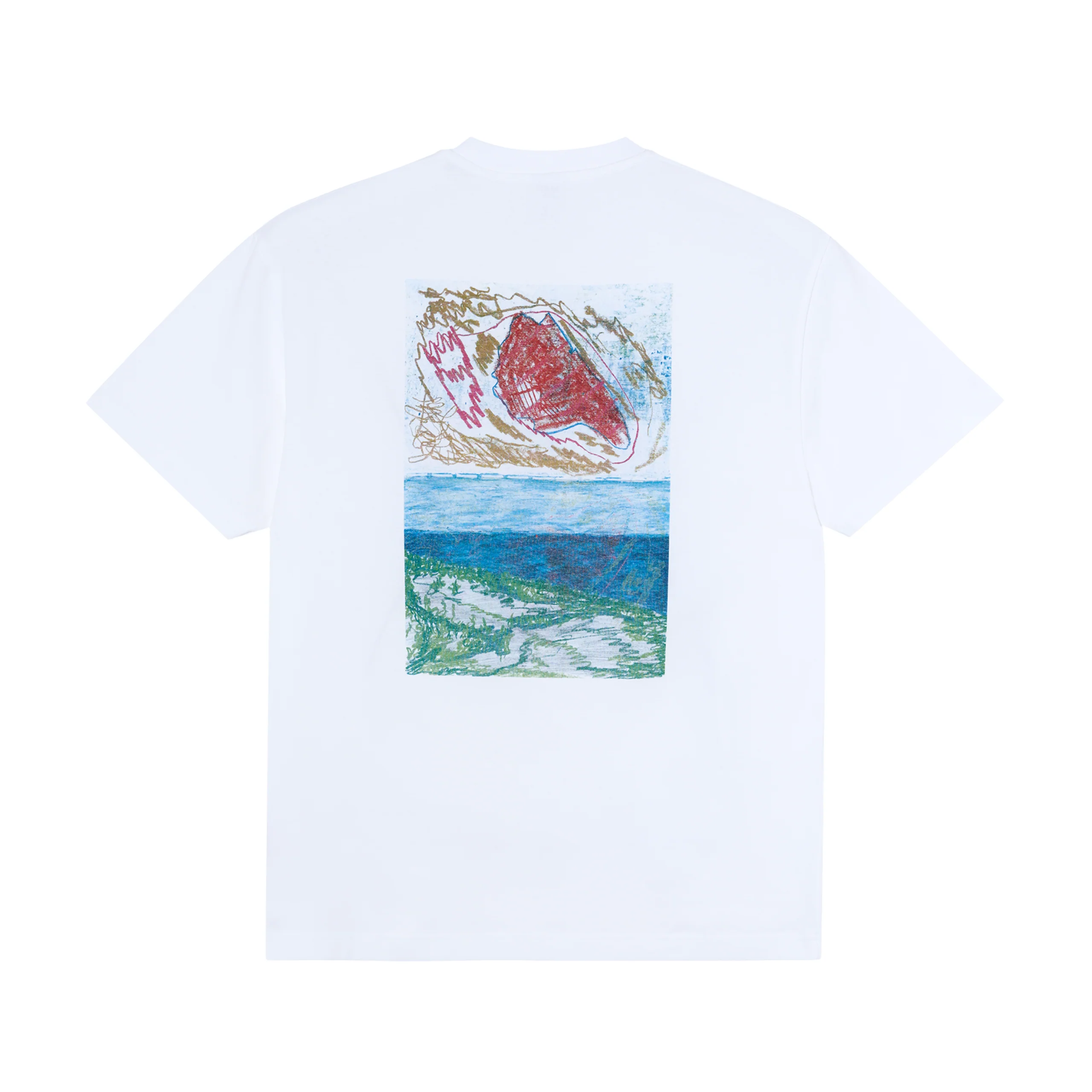 Polar Skate Co. Dunes T-Shirt – White - Image 2