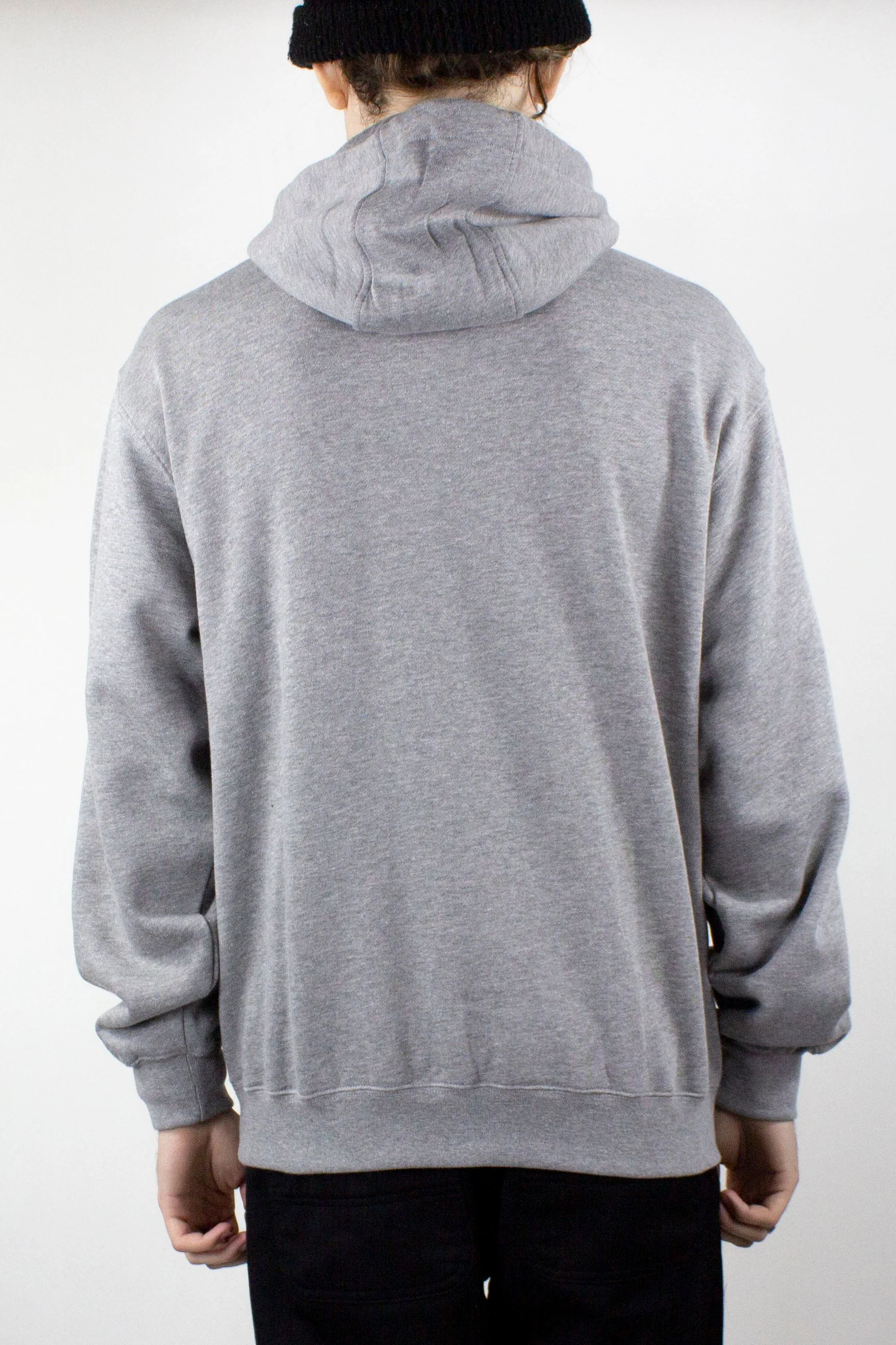 Polar Skate Co. Half Zip Hoodie - Heather Grey - Image 2
