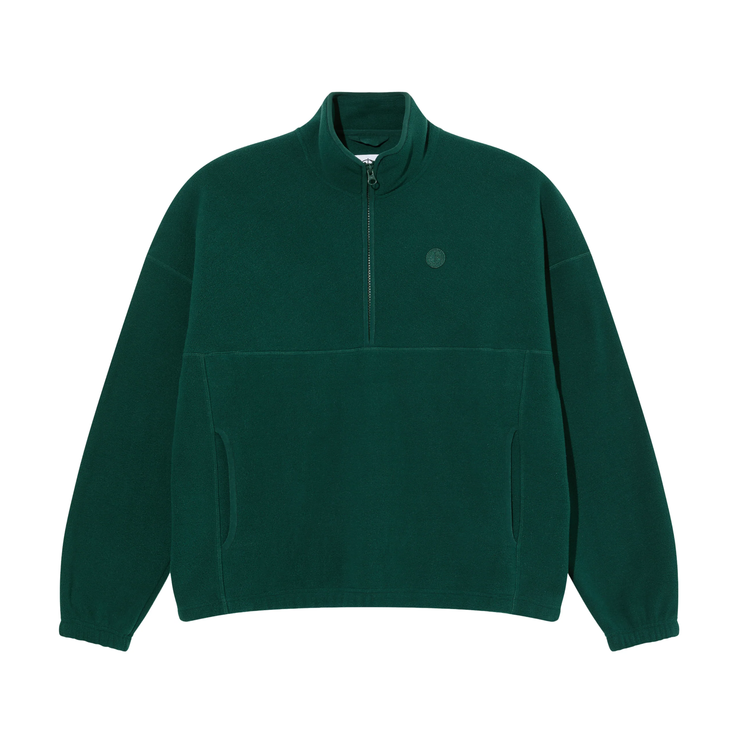 Polar Skate Co. Ivan Half Zip Sweatshirt – Dark Emerald