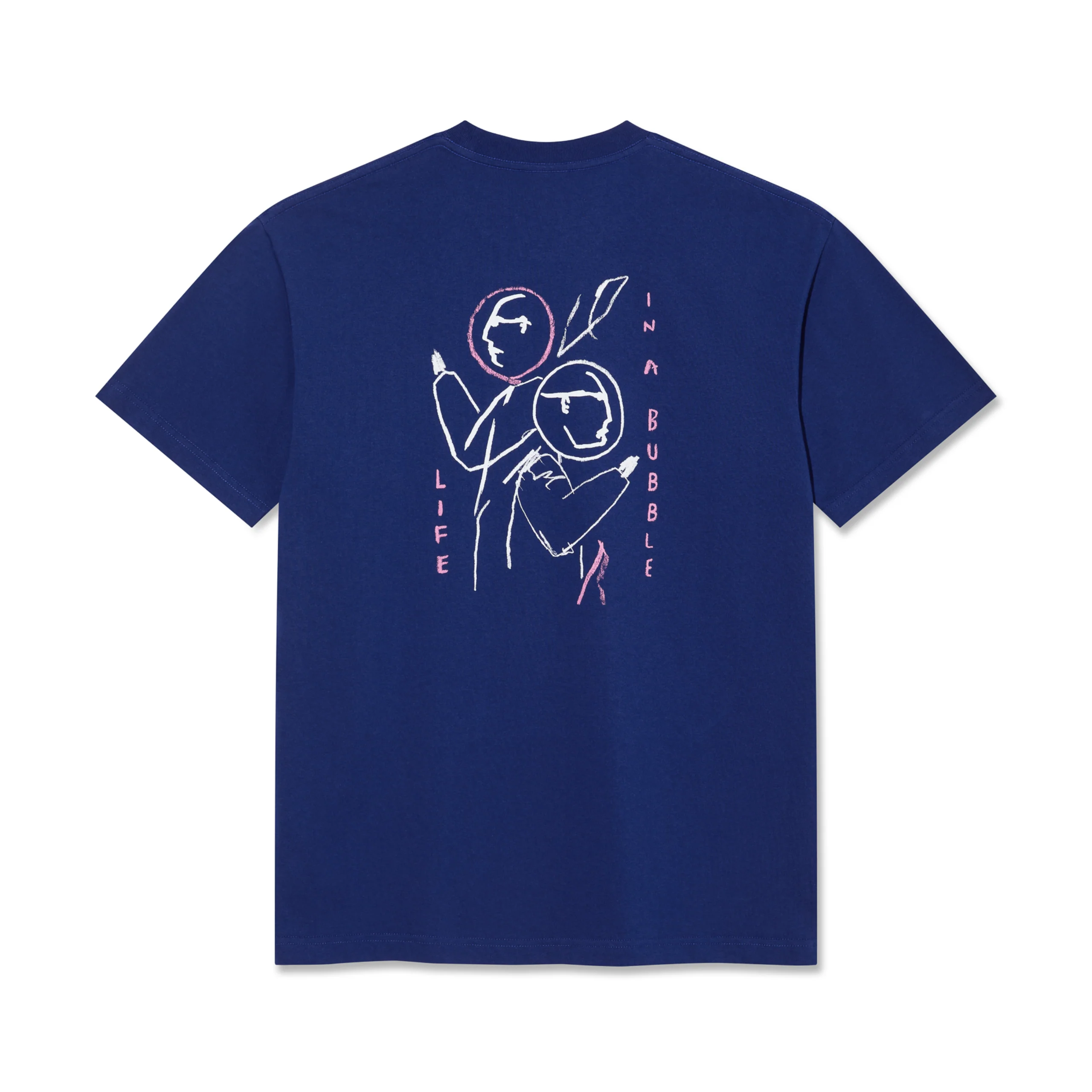 Polar Skate Co. Life In A Bubble T-Shirt – Deep Royal Blue - Image 2