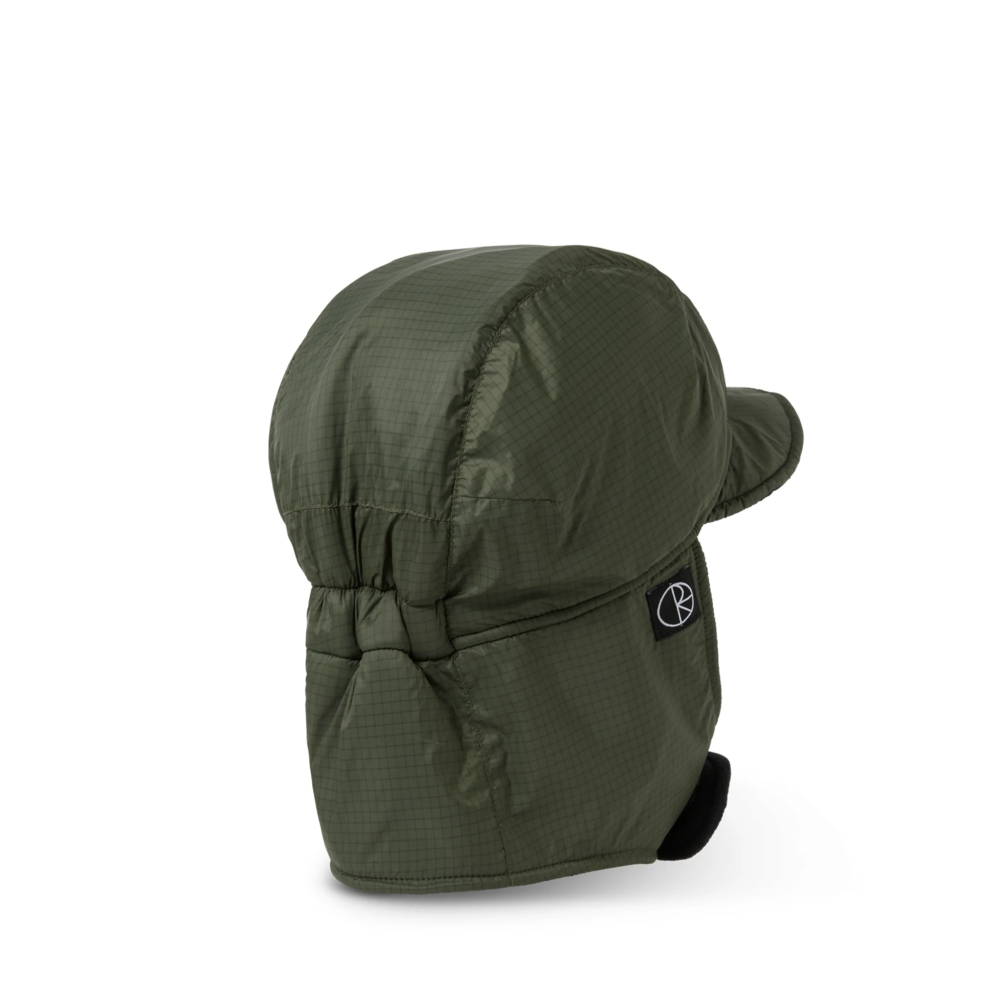 Polar Skate Co. Luke Flap Cap - (Ripstop) Grey Green - Image 3