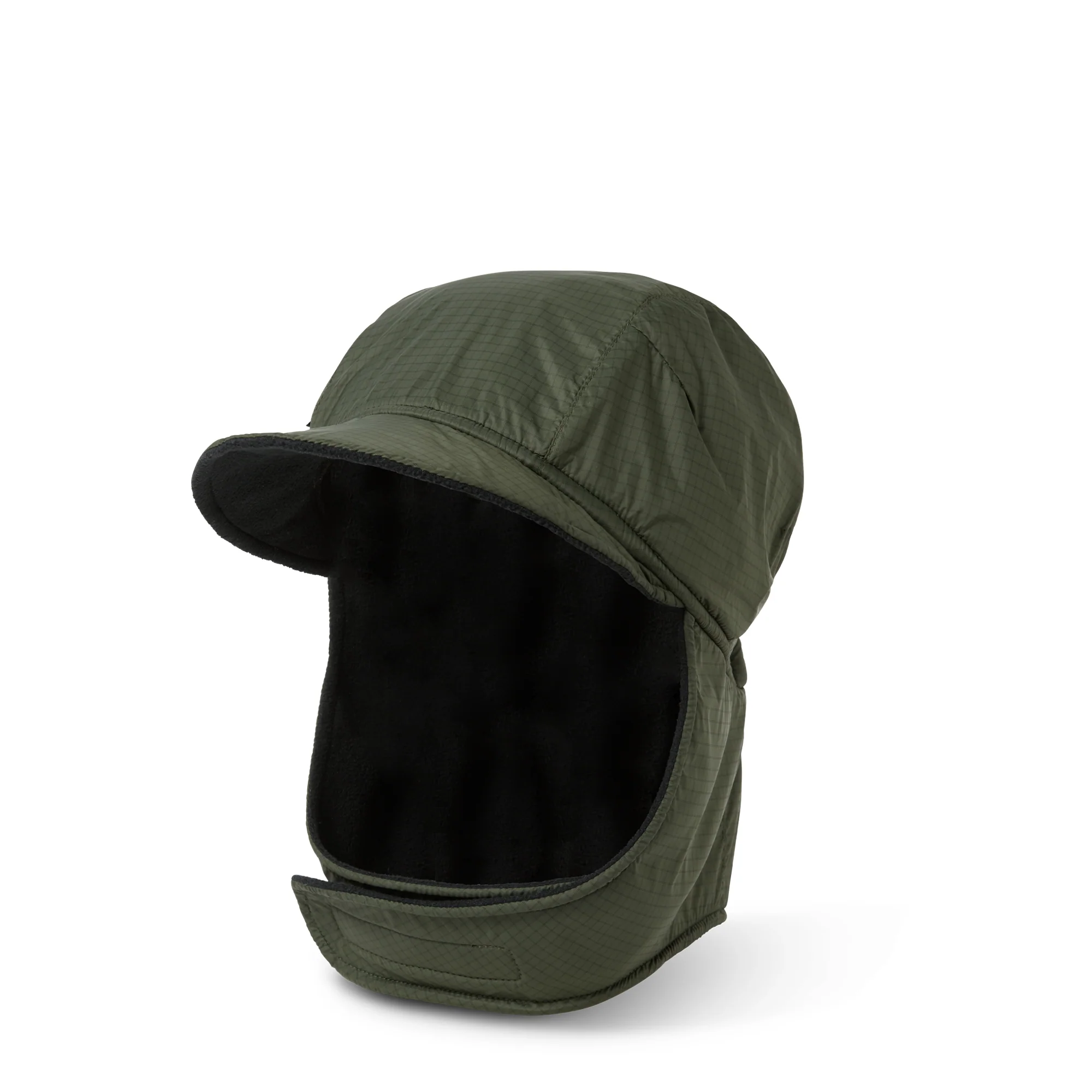 Polar Skate Co. Luke Flap Cap - (Ripstop) Grey Green - Image 4
