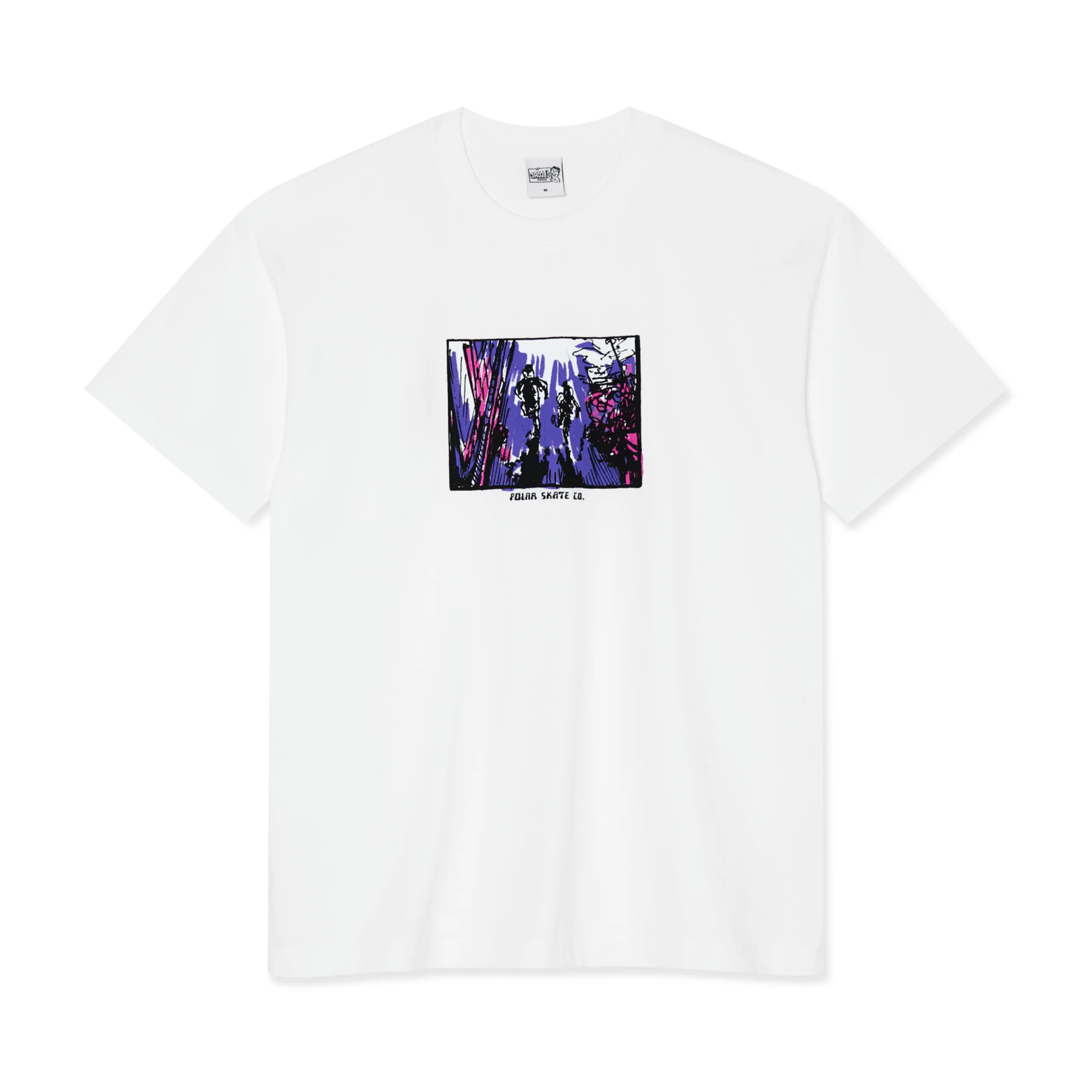 Polar Skate Co. Running T-Shirt – White