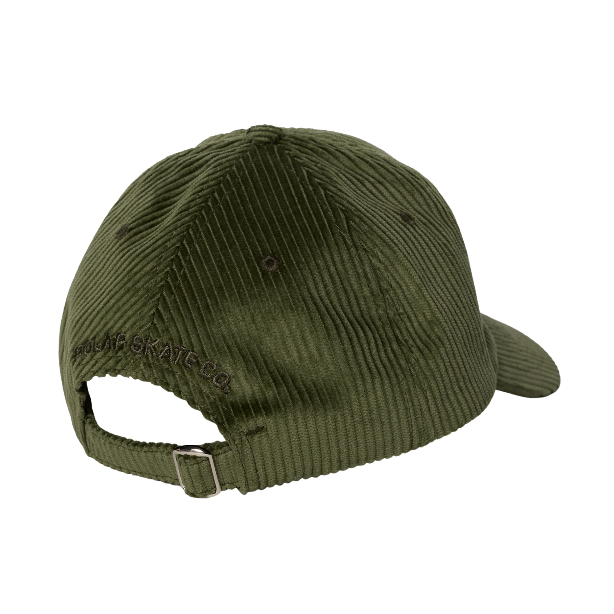 Polar Skate Co. Sai Cord Cap - Uniform Green - Image 2