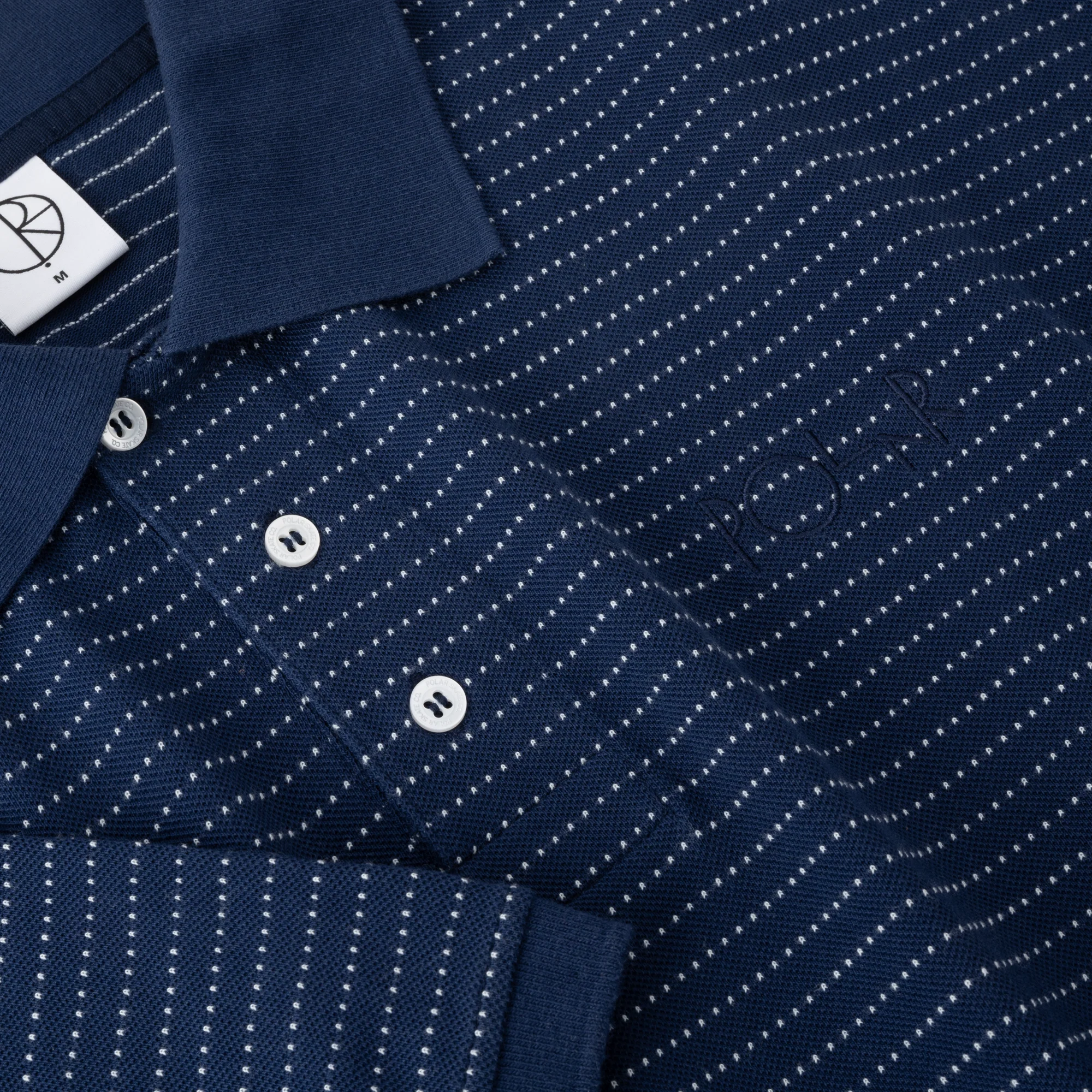 Polar Skate Co. Surf Polo Shirt - Dark Blue - Image 3