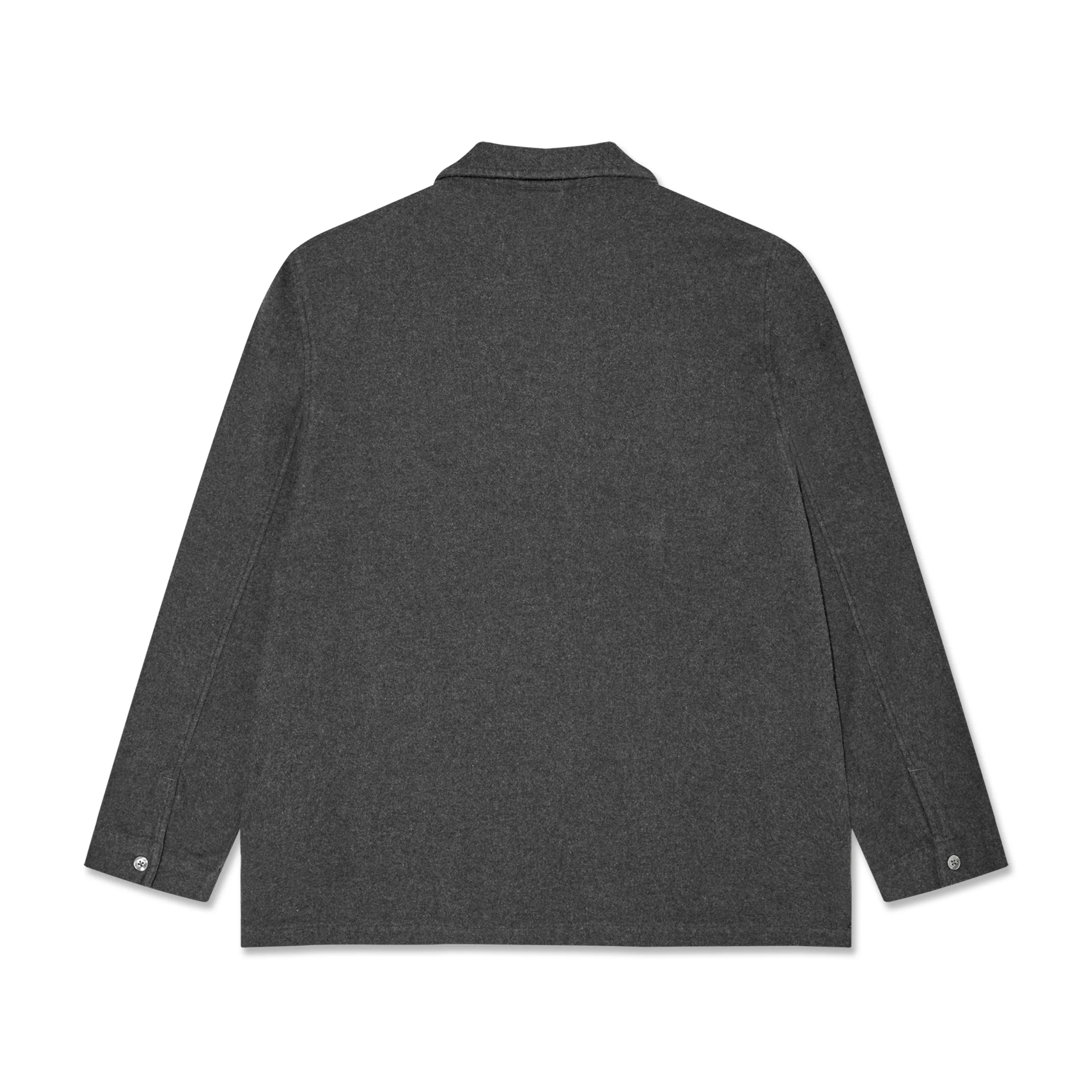 Polar Skate Co. Tony Flannel Shirt - Dark Grey - Image 2