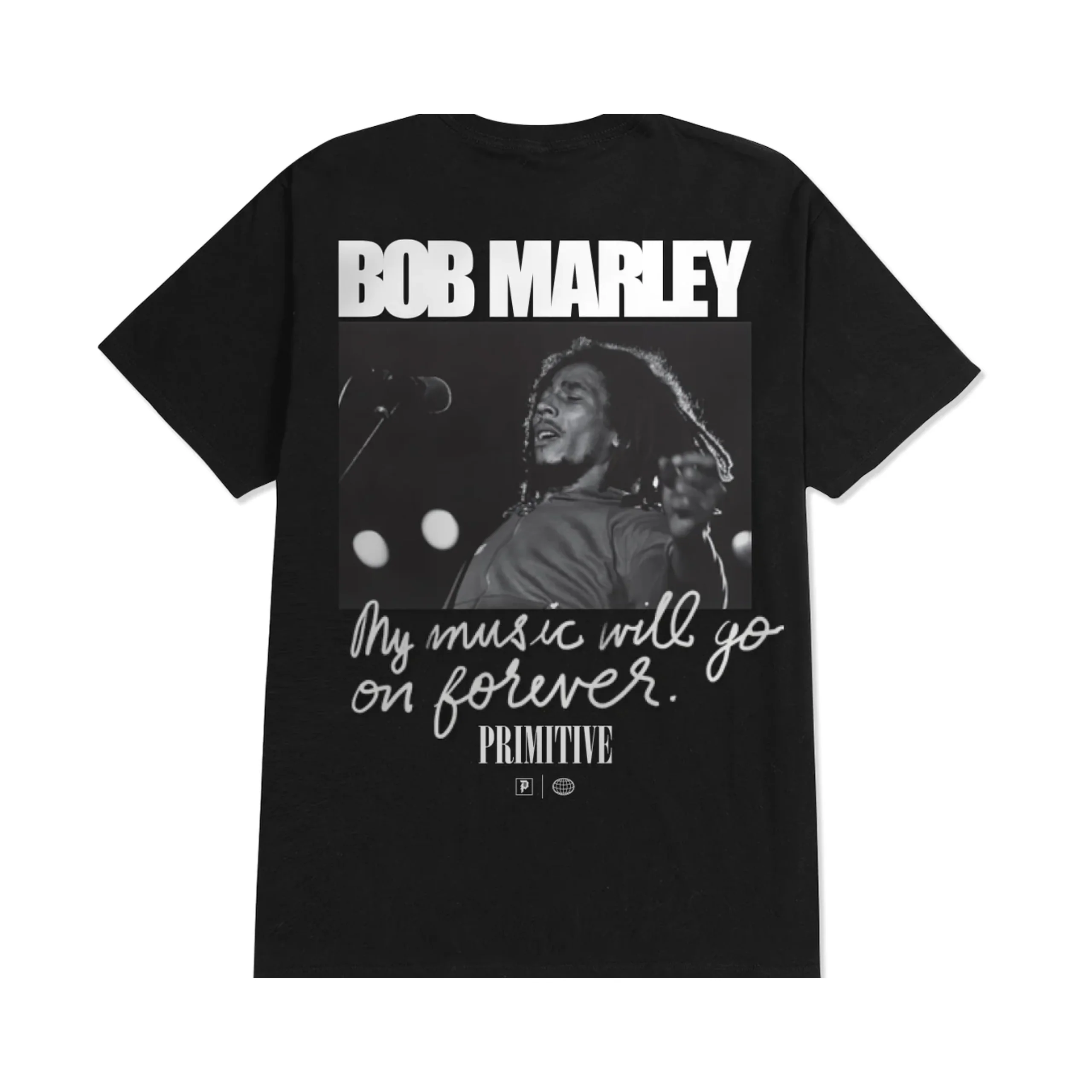 Primitive x Bob Marley Forever T-Shirt - Black - Image 2