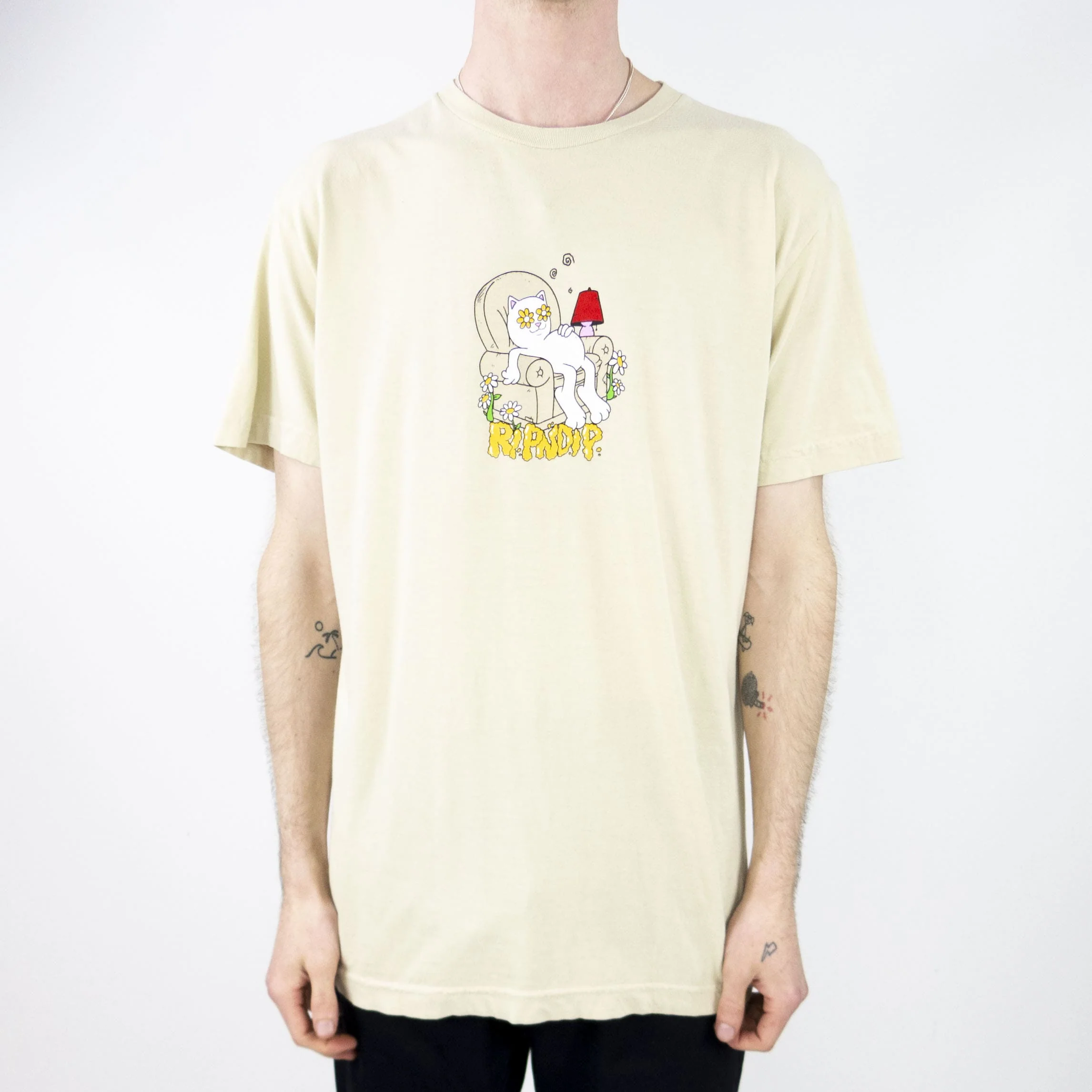 RIPNDIP 2 Moods T-Shirt - Tan