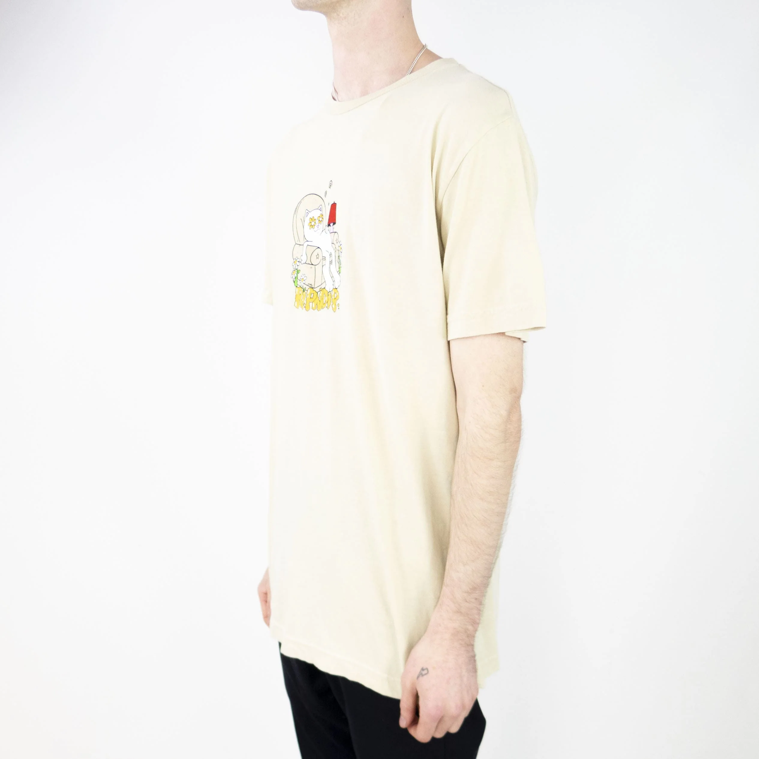 RIPNDIP 2 Moods T-Shirt - Tan - Image 3