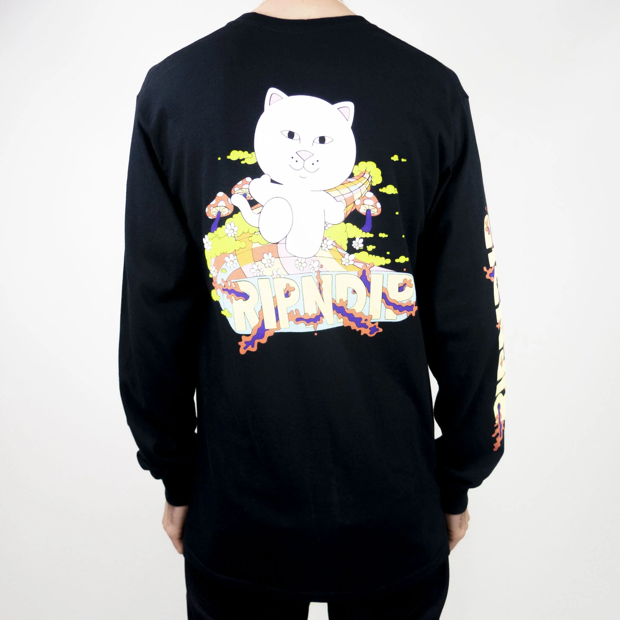RIPNDIP Day Tripper Long Sleeve T-Shirt - Black - Image 2