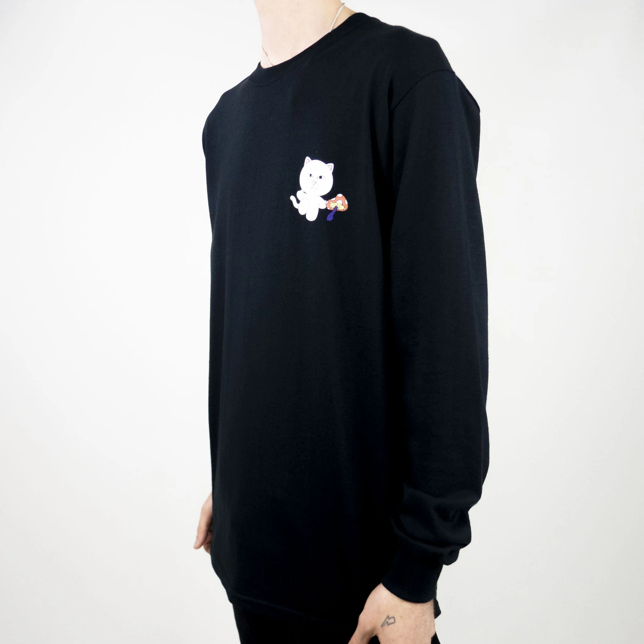 RIPNDIP Day Tripper Long Sleeve T-Shirt - Black - Image 3