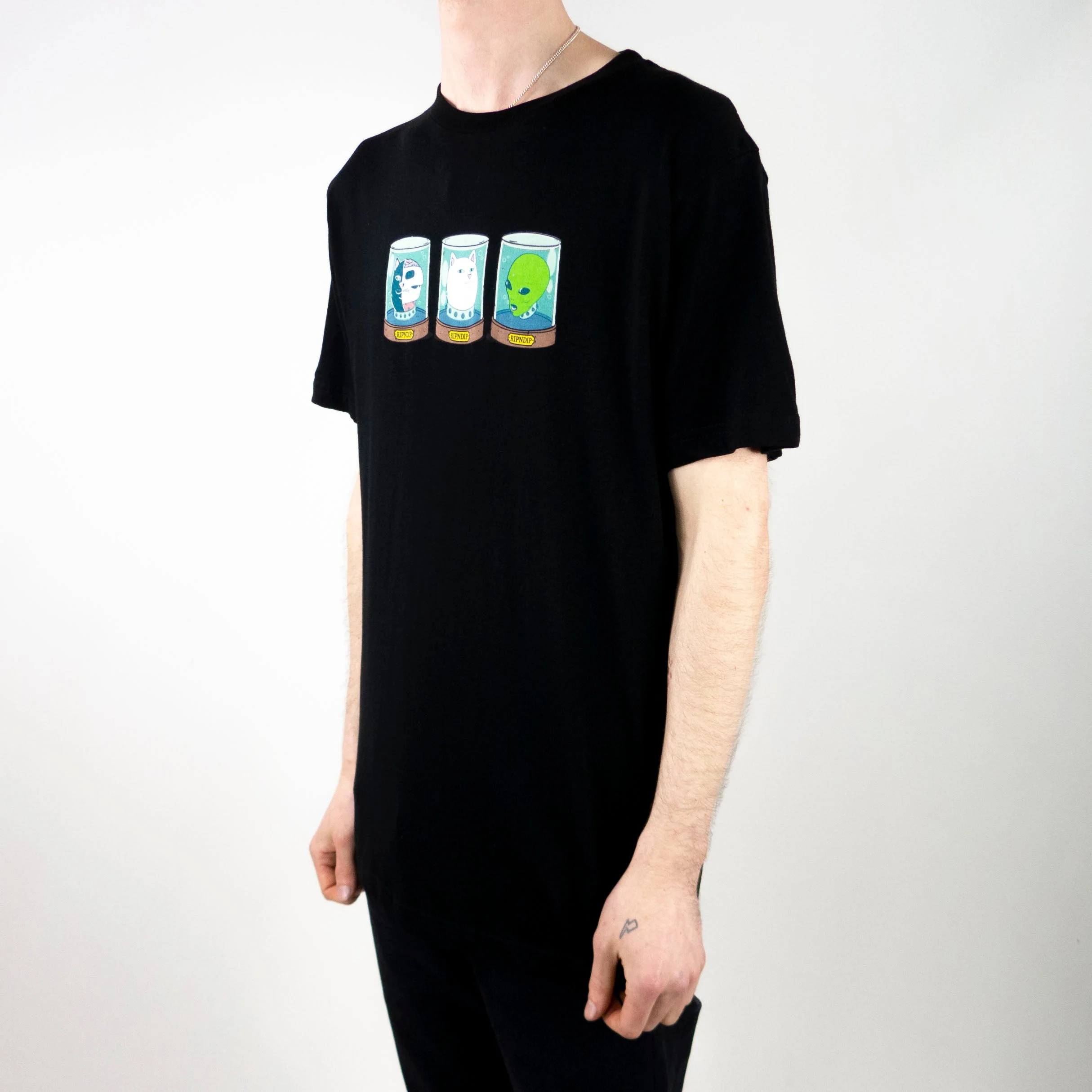 RIPNDIP Examination Observation T-Shirt - Black - Image 3