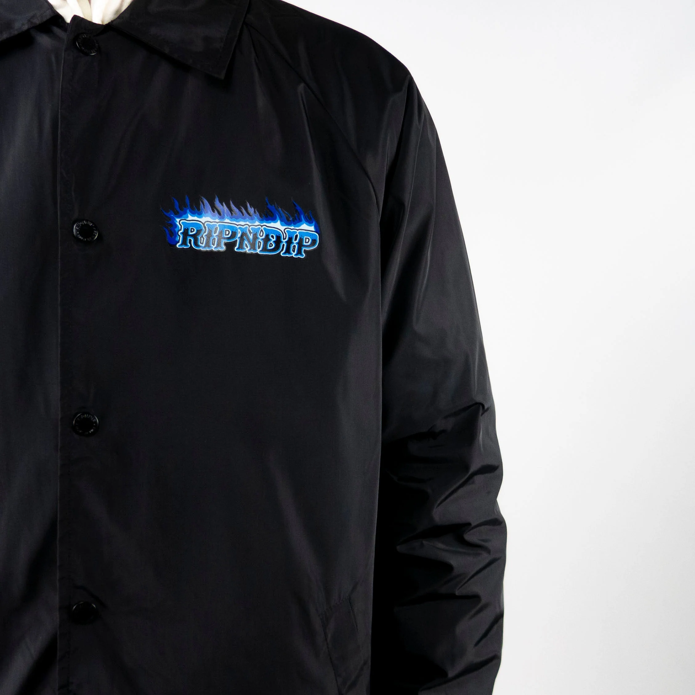 RIPNDIP Hades Coach Jacket - Black - Image 4